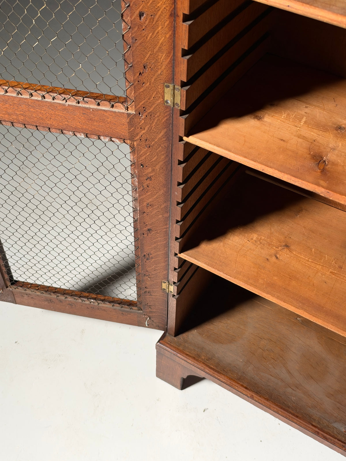 19th century mahogany display cabinet
