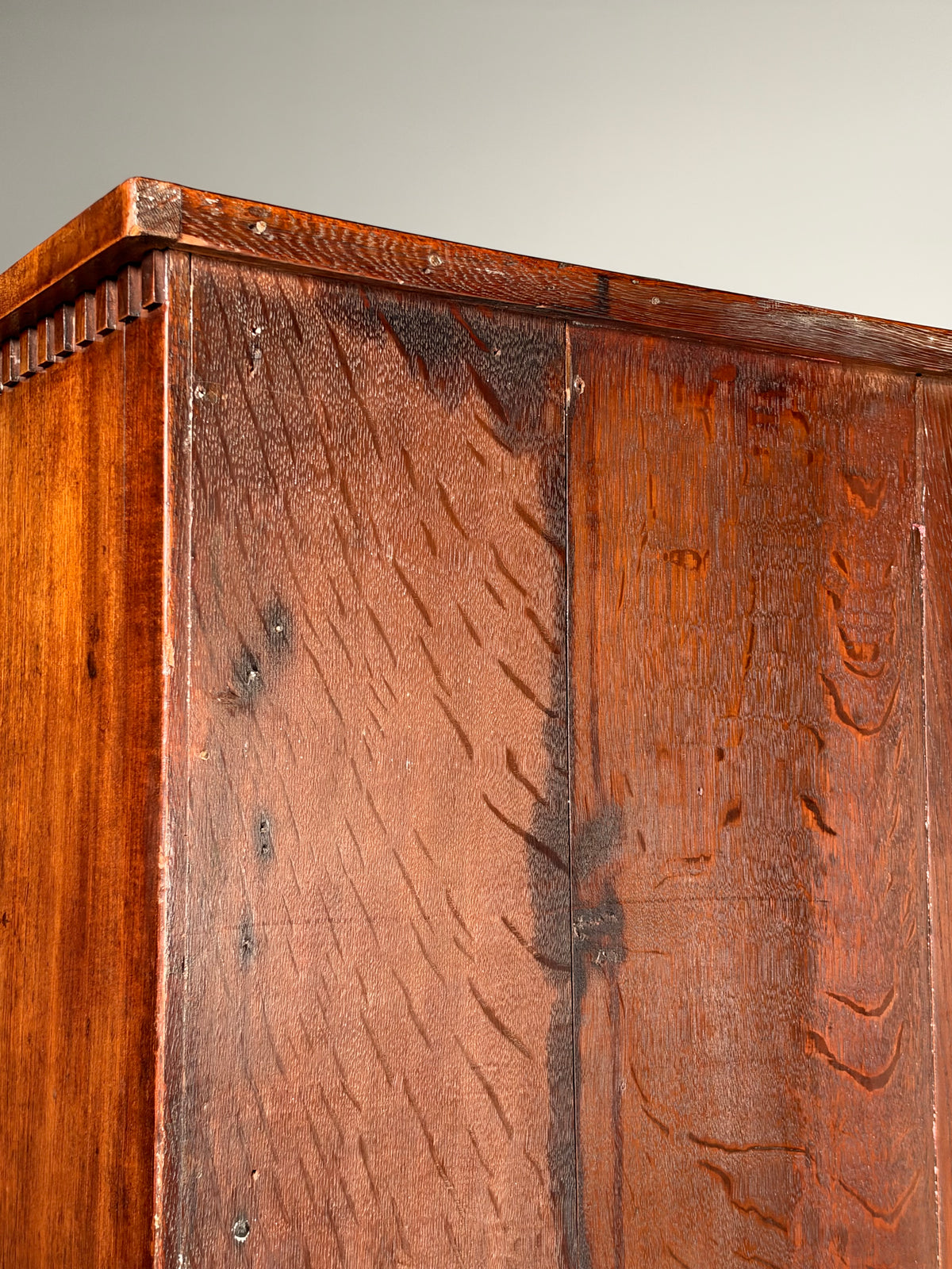 19th century mahogany display cabinet