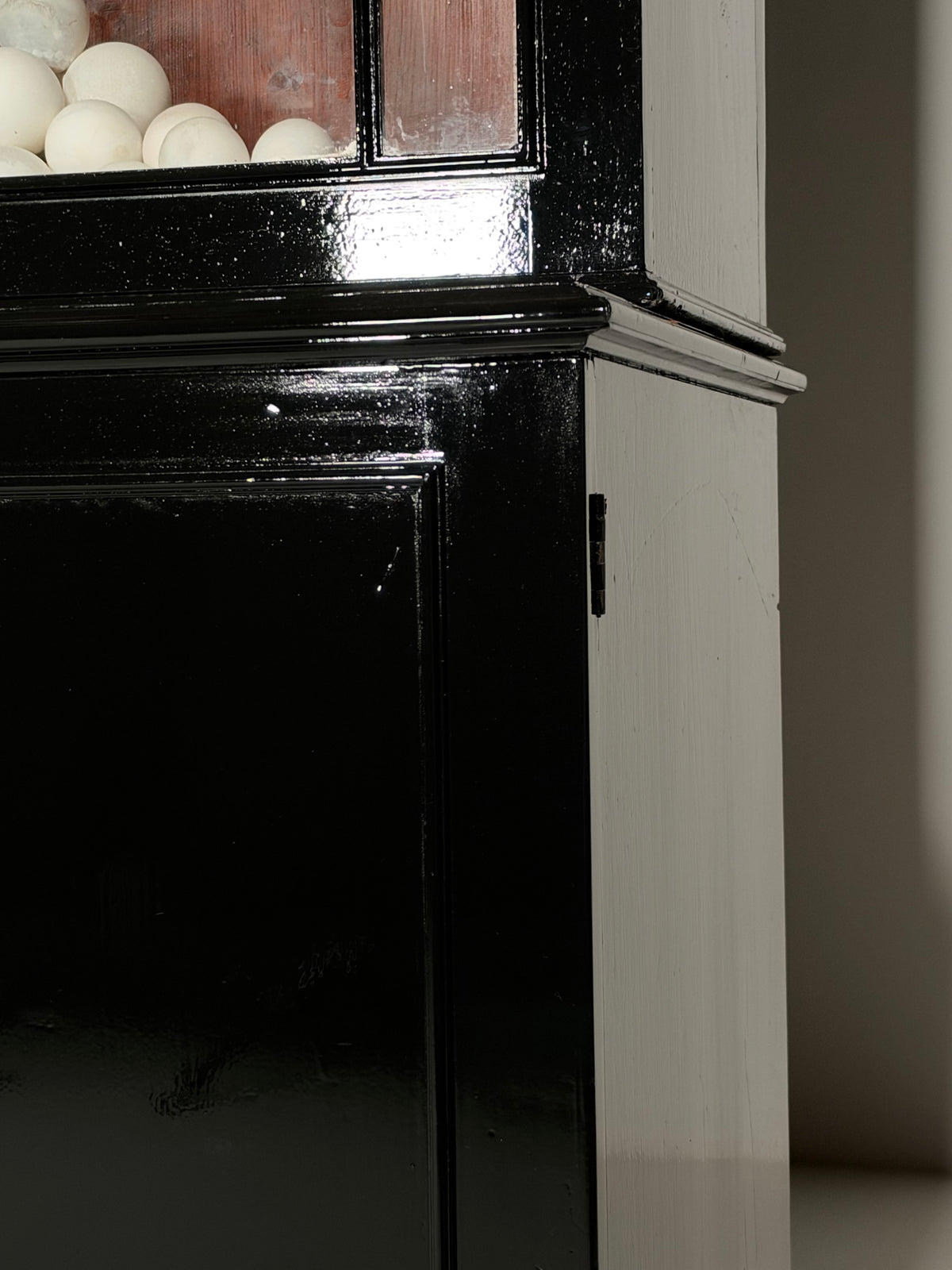English bookcase black, c. 1880