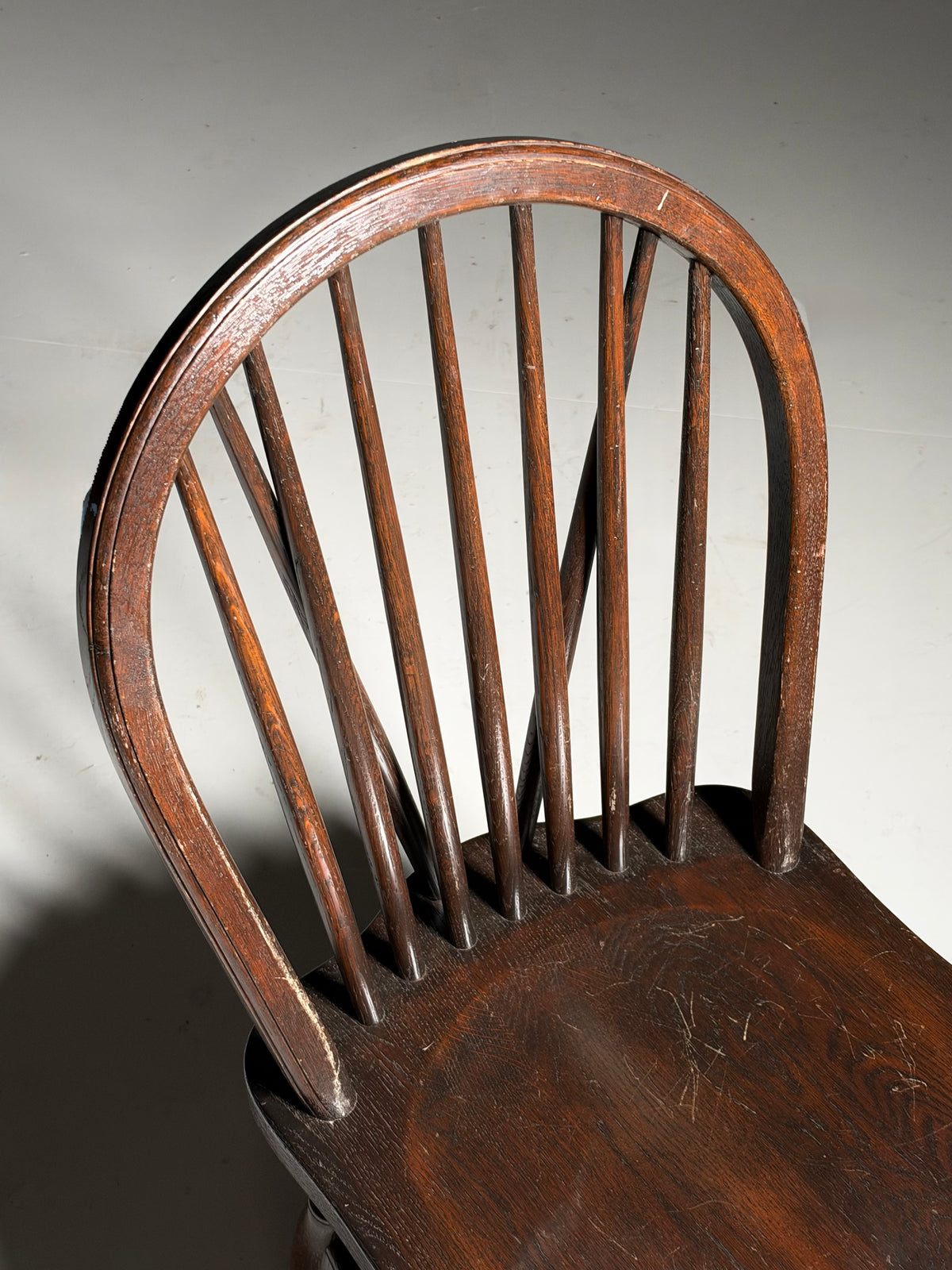 Set of 6 English Windsor chairs
