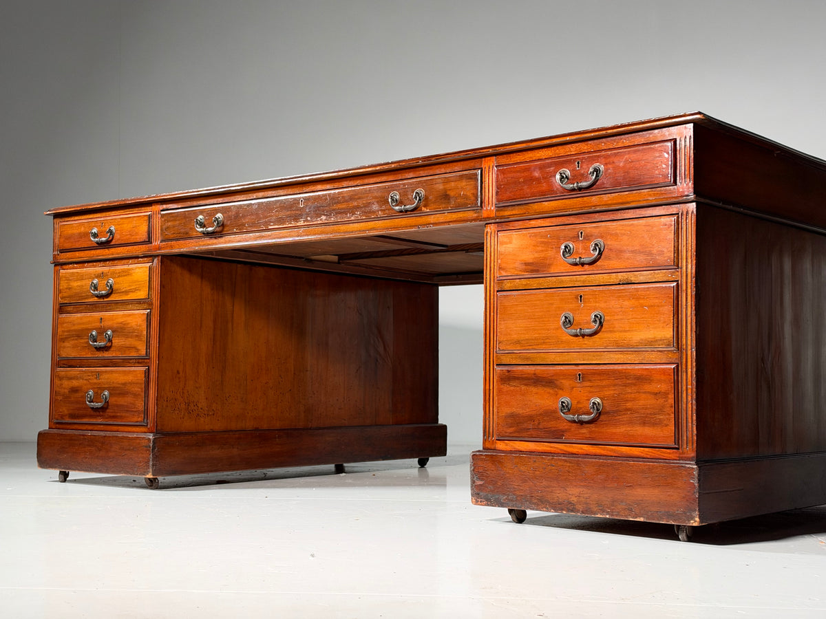 English Partner Desk 20th Century