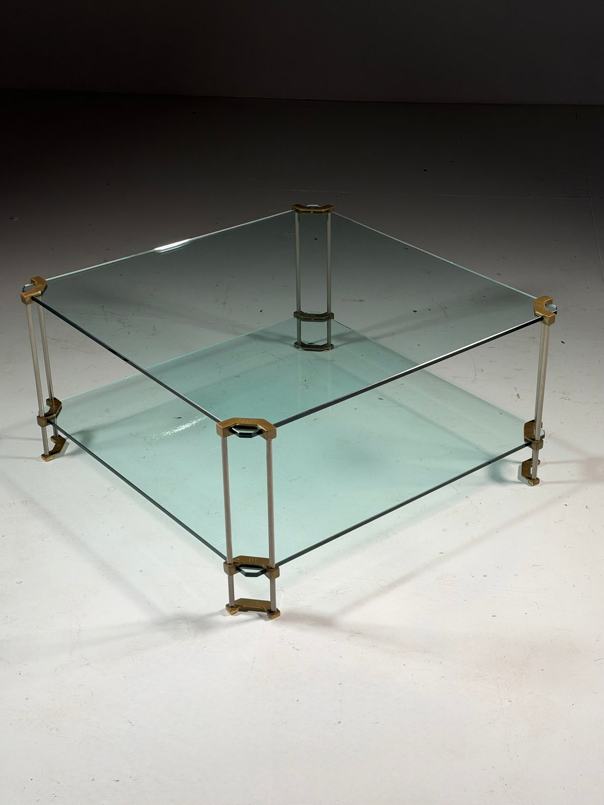 Glass coffee table, 1970, Peter Ghyczy