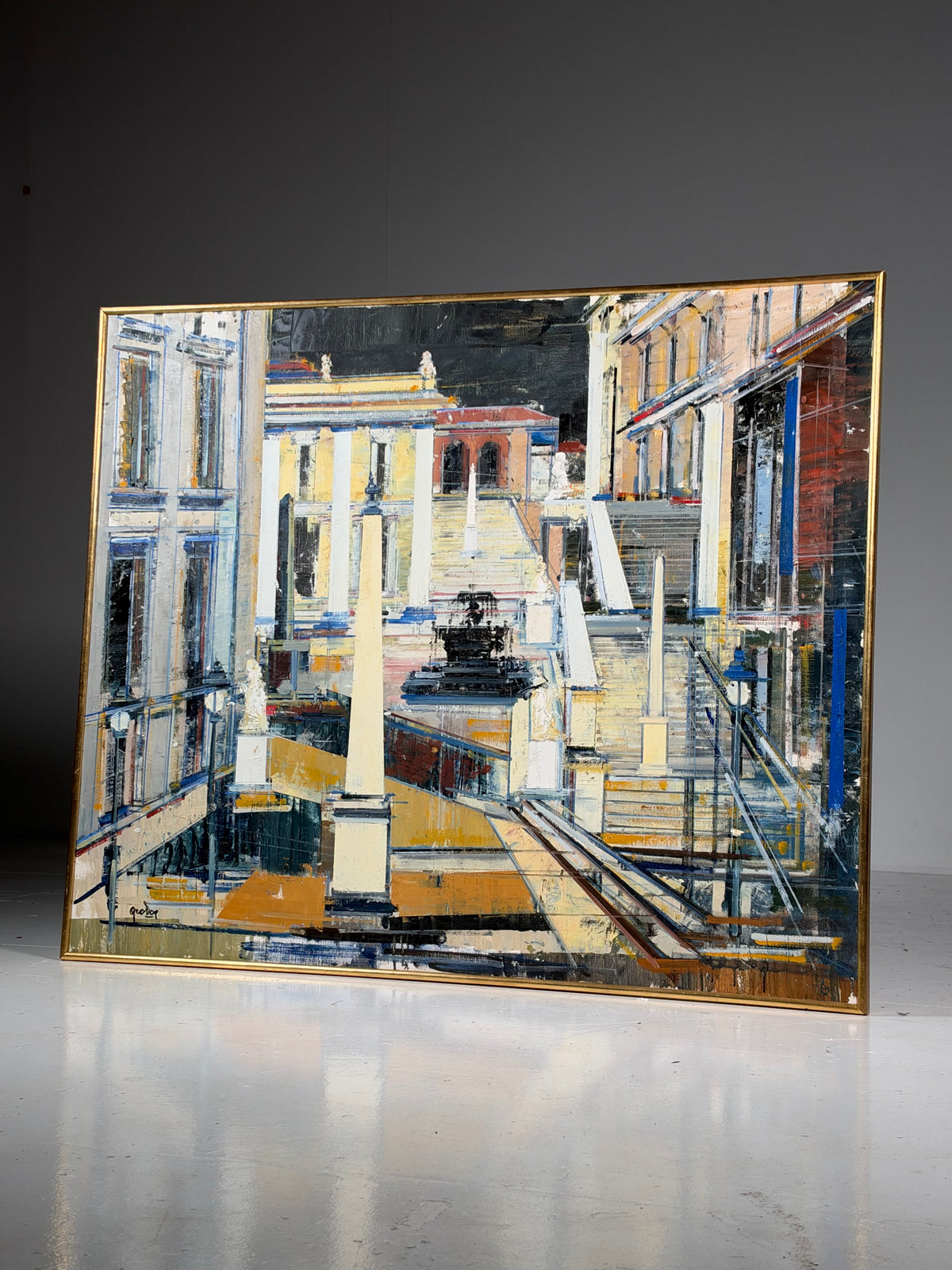 Abstract Architectural Painting