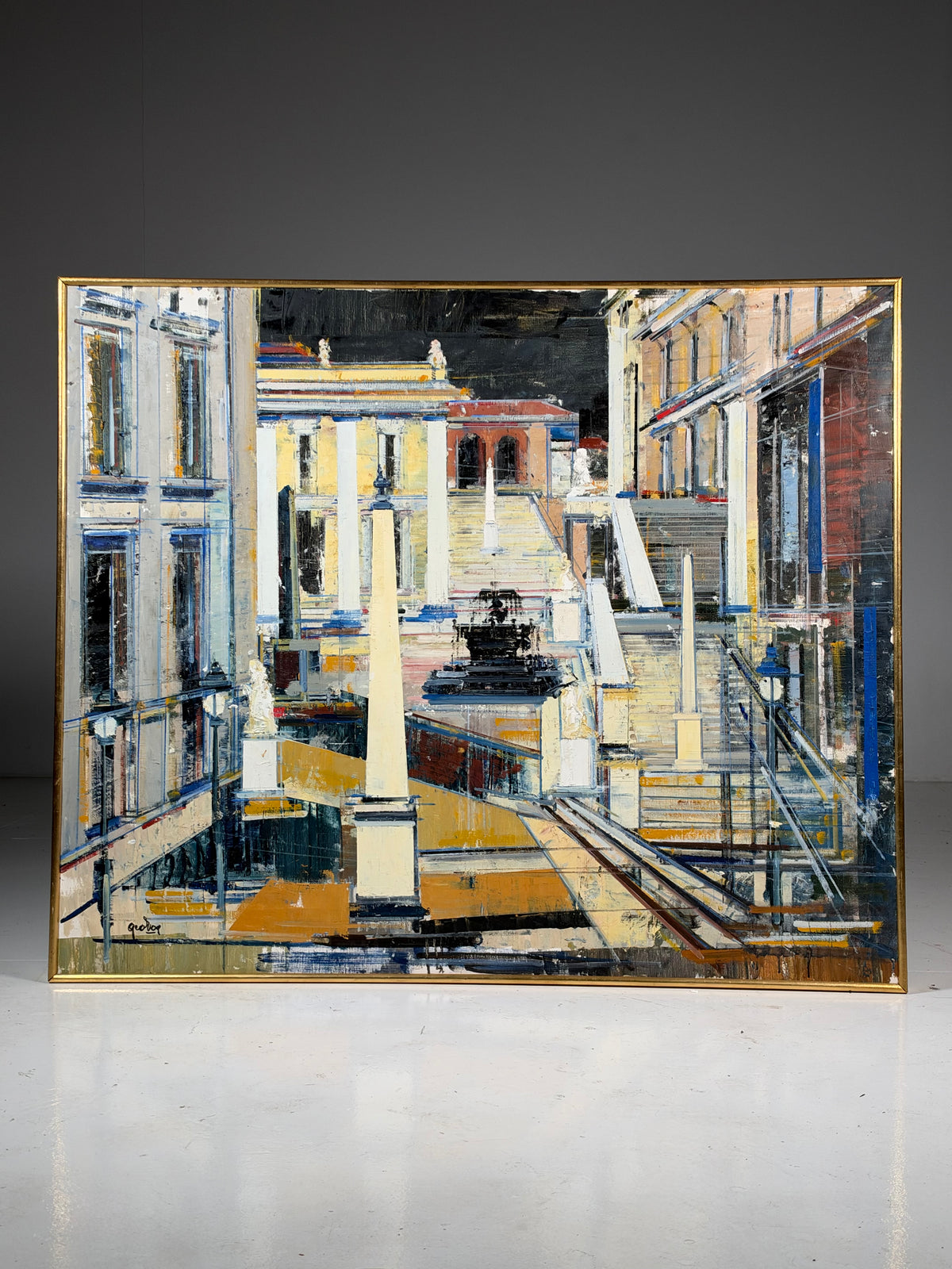 Abstract Architectural Painting