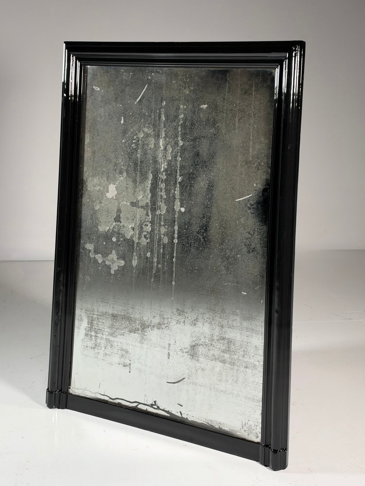 19th century Belgian mirror black