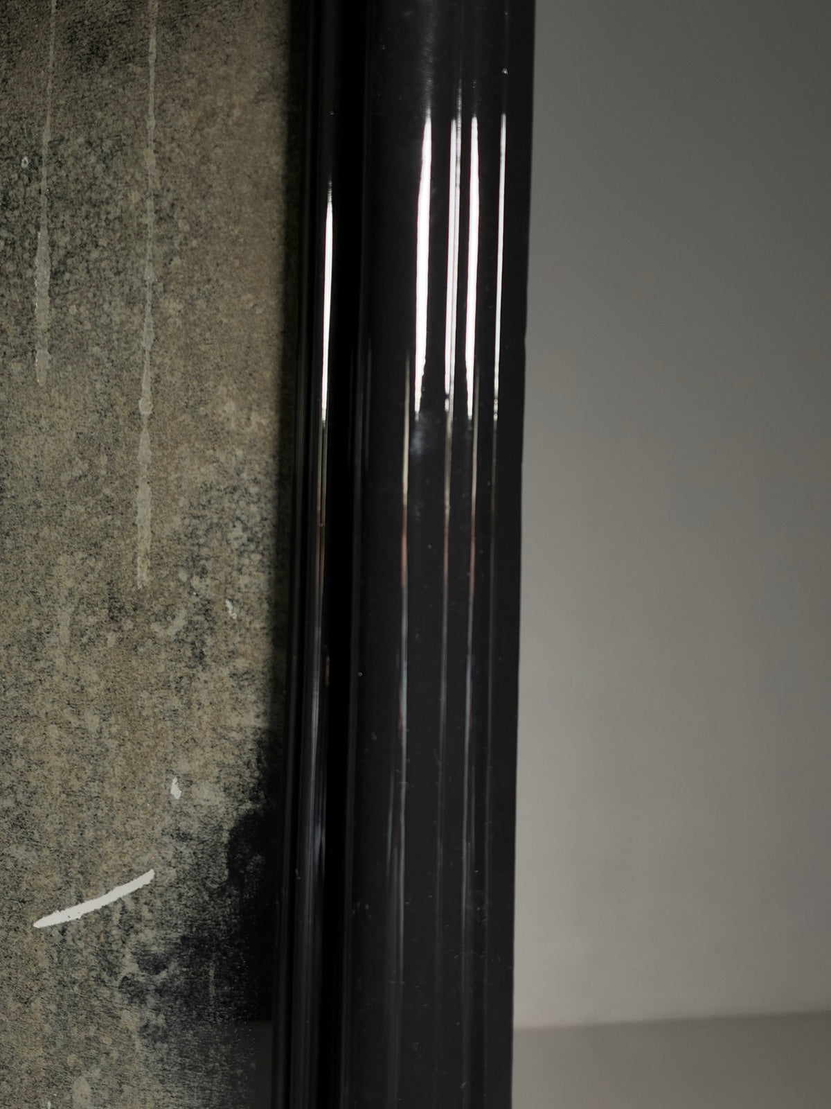 19th century Belgian mirror black