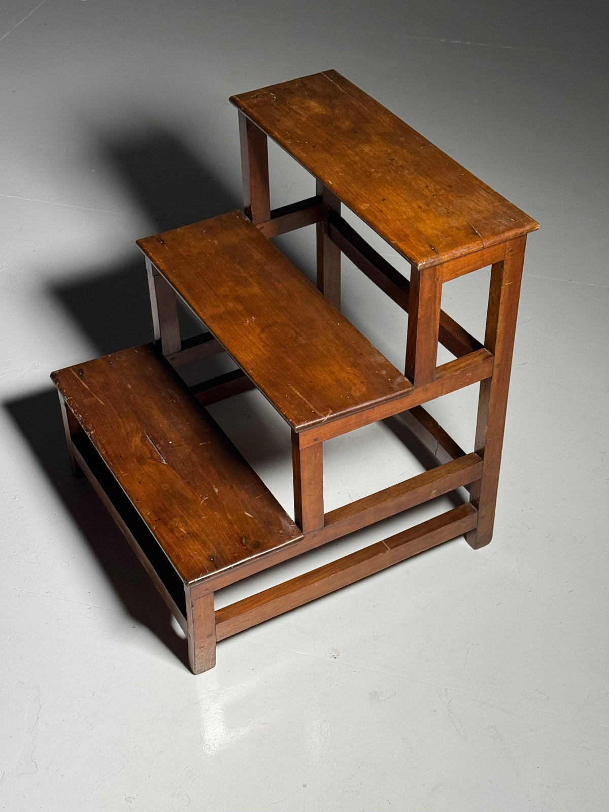 Wooden library step ladder