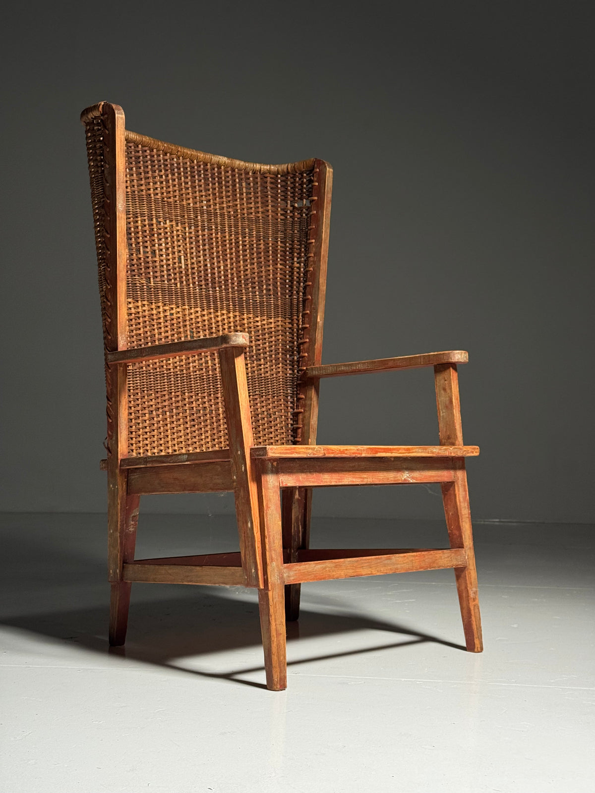 English woven chair, c. 1900