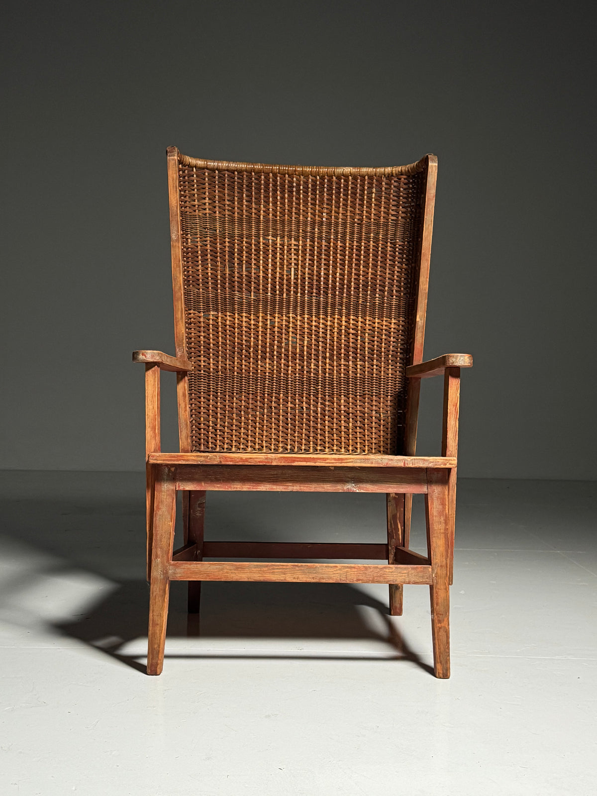 English woven chair, c. 1900