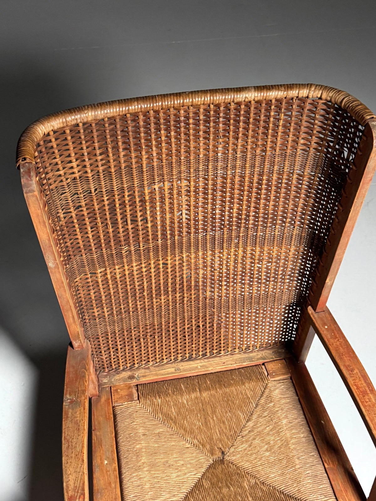 English woven chair, c. 1900