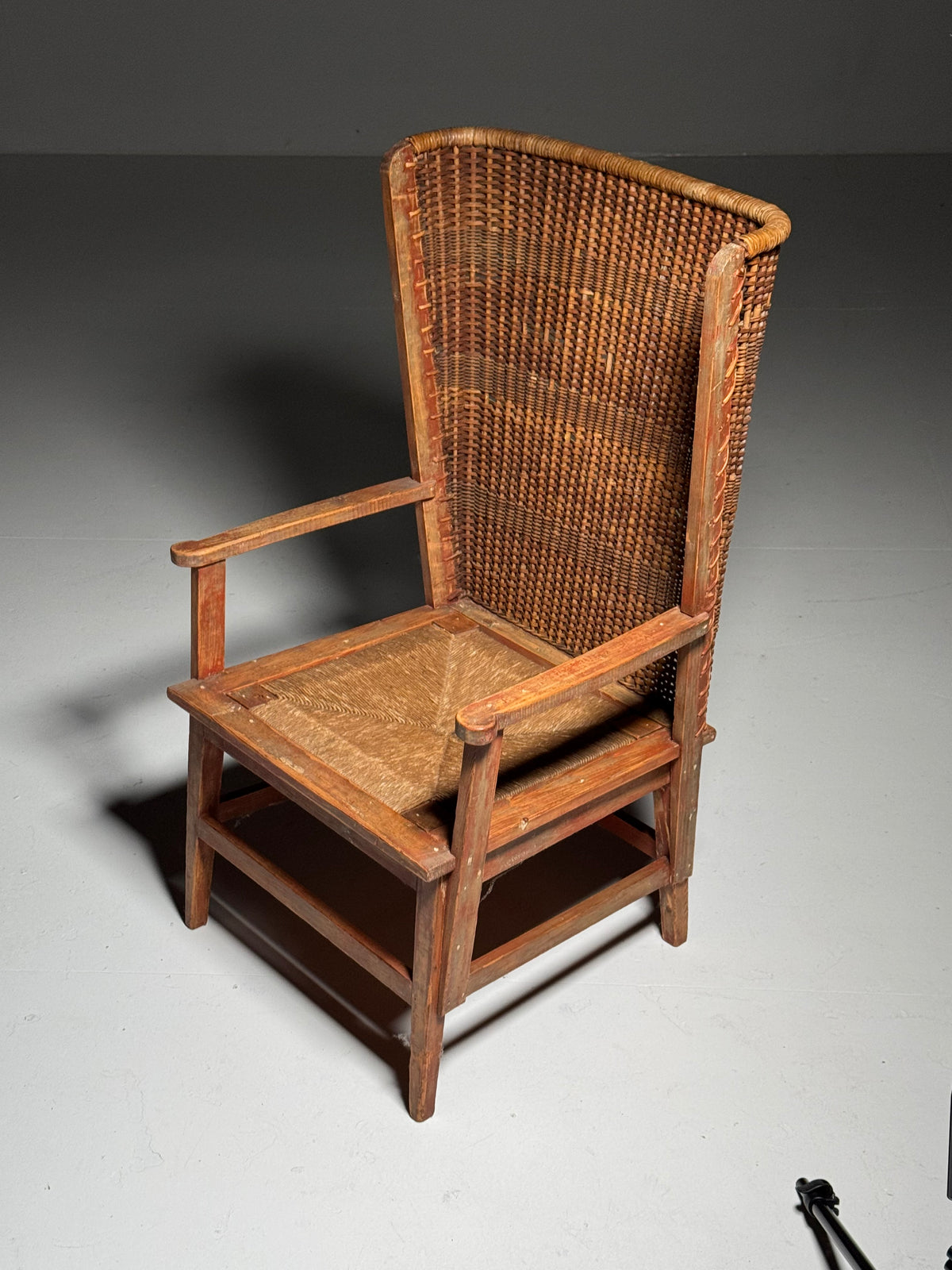 English woven chair, c. 1900