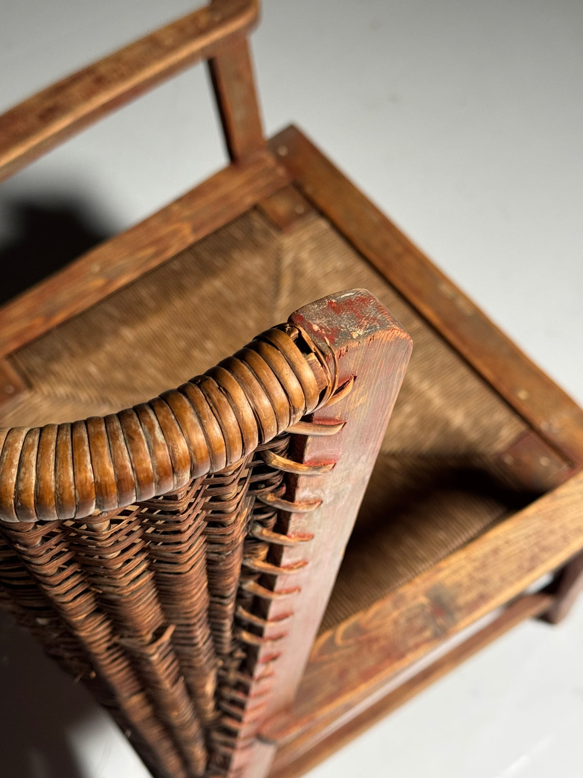 English woven chair, c. 1900