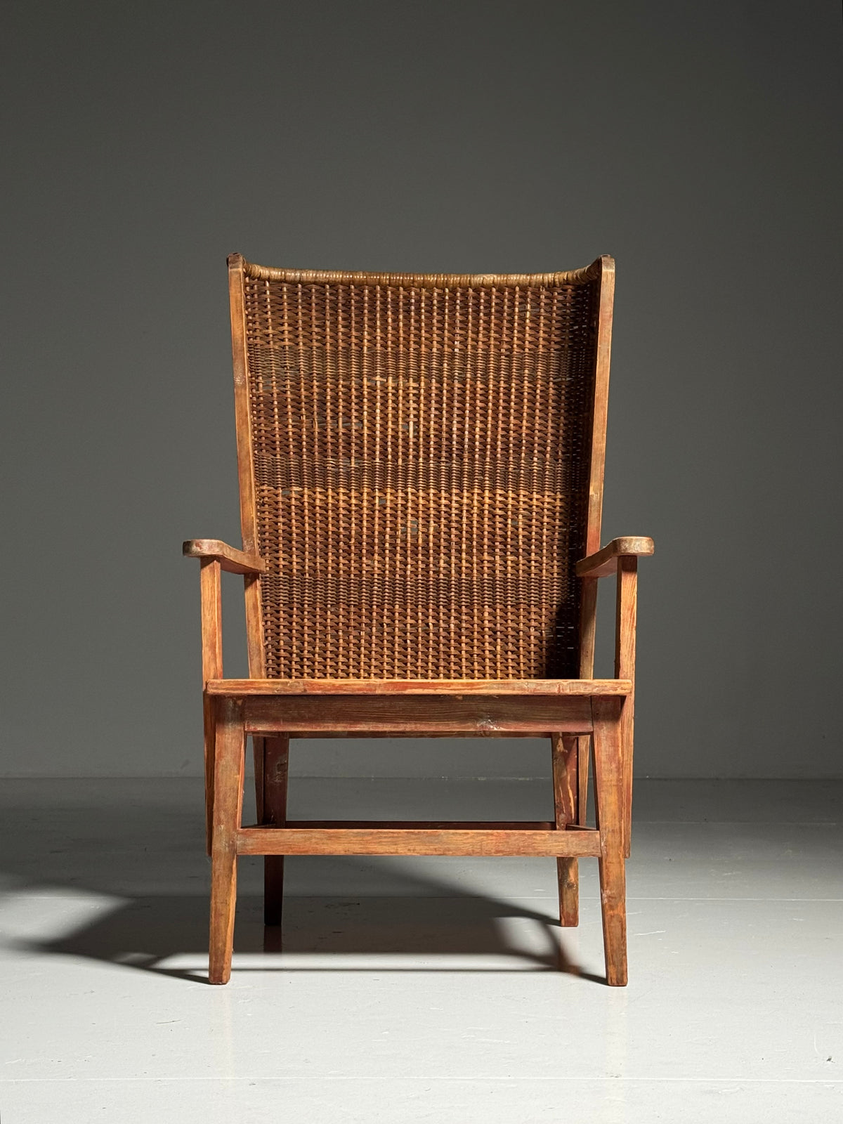 English woven chair, c. 1900