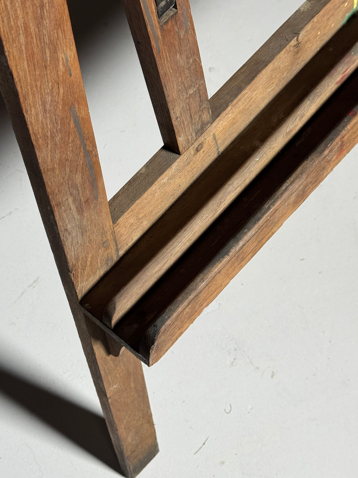 Oak easel, circa 1900–1930