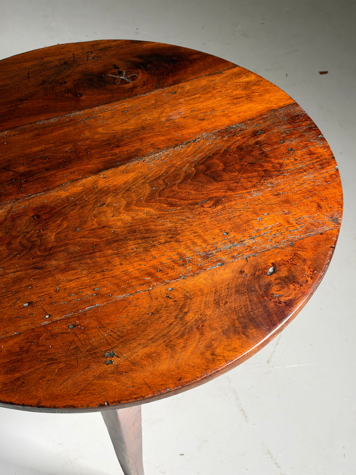 French cherry wood table, circa 19th century