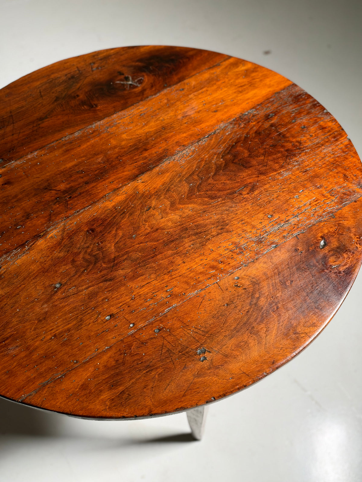 French cherry wood table, circa 19th century