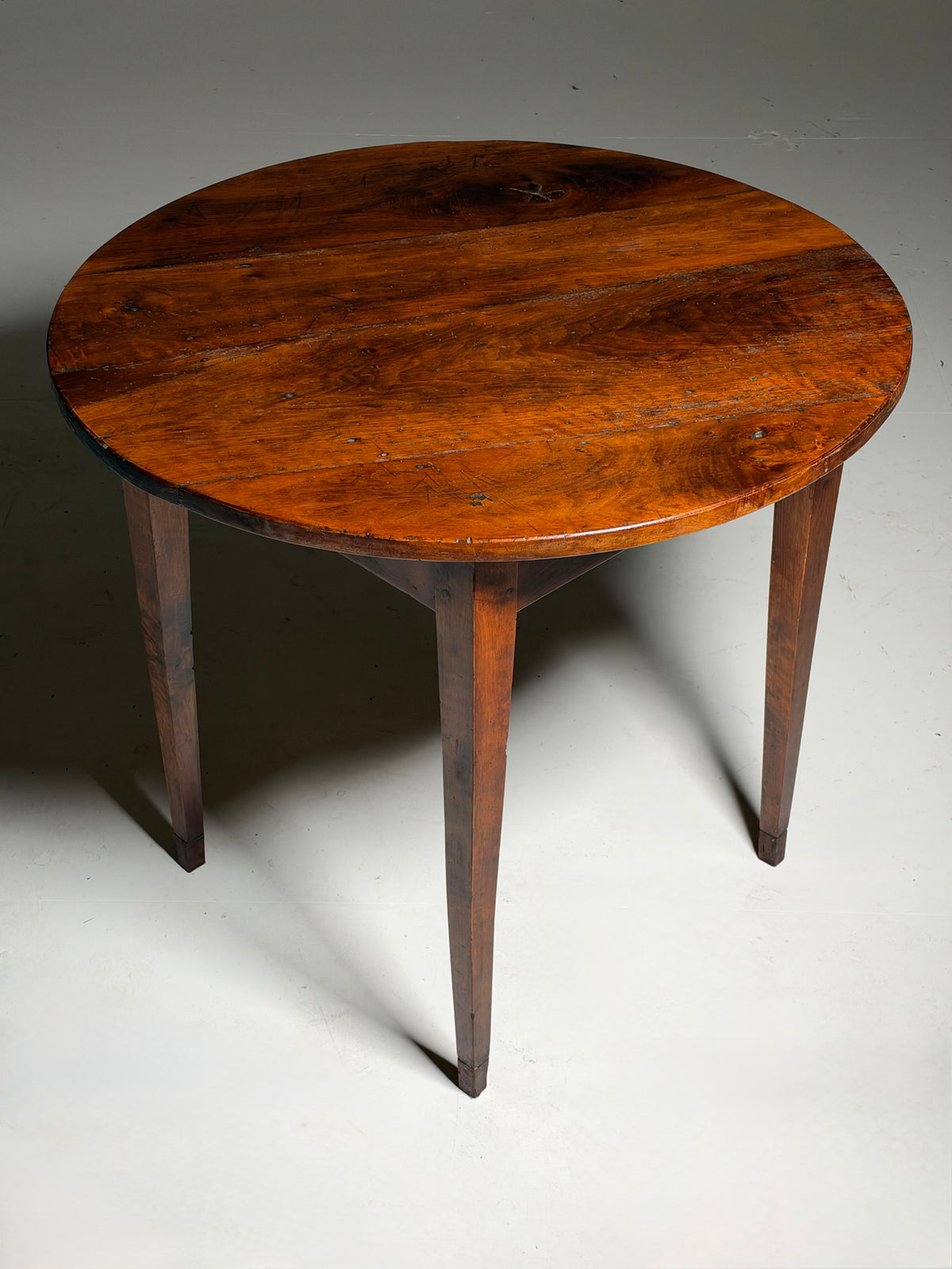French cherry wood table, circa 19th century
