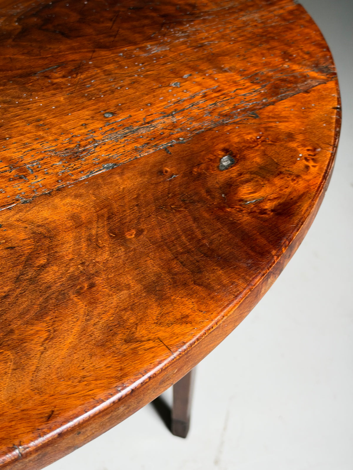 French cherry wood table, circa 19th century