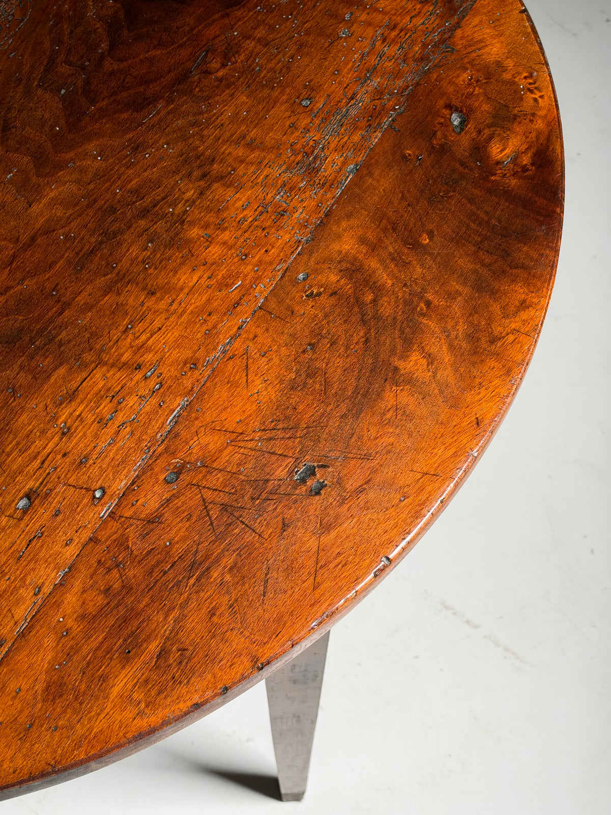 French cherry wood table, circa 19th century