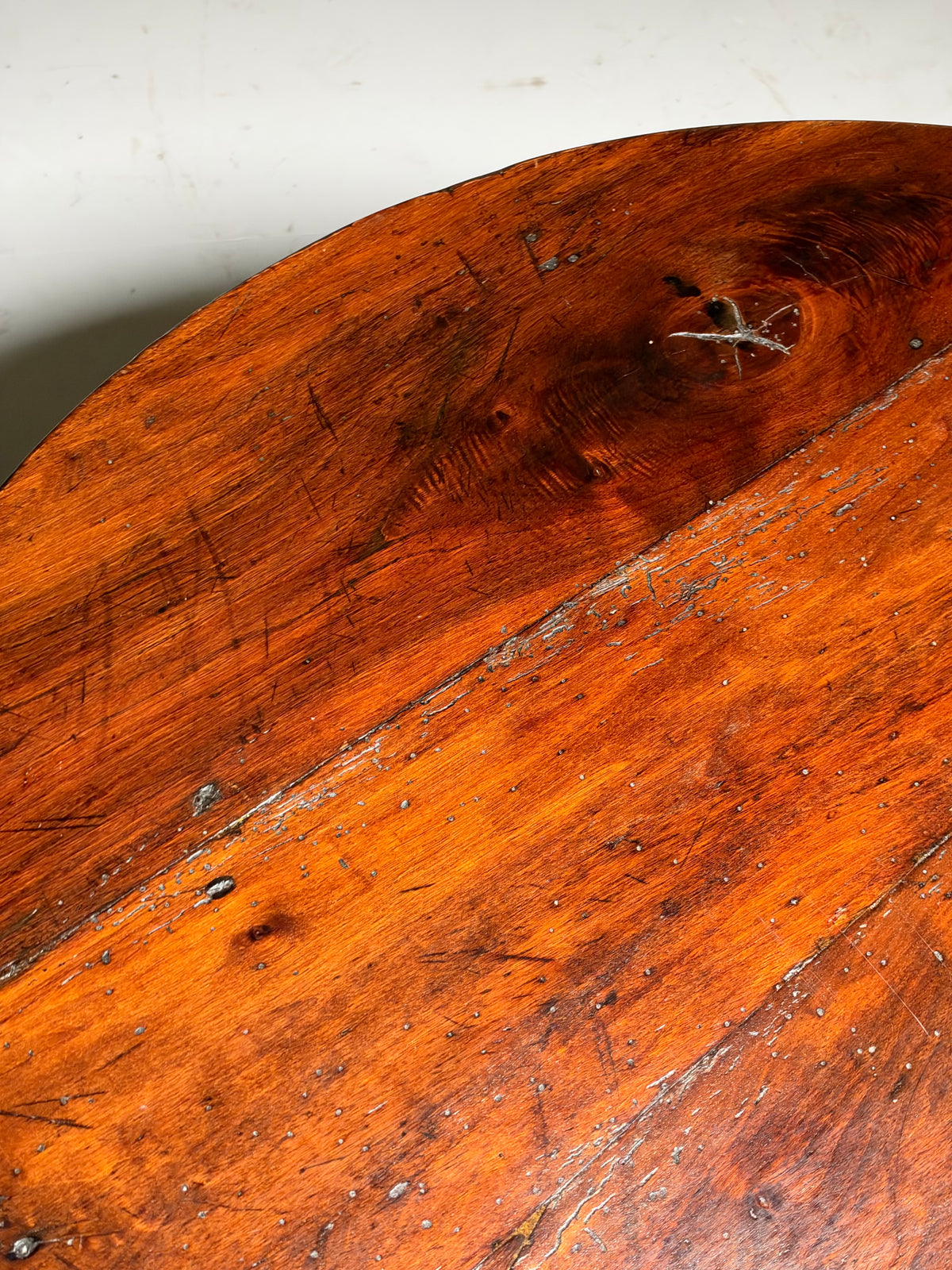 French cherry wood table, circa 19th century