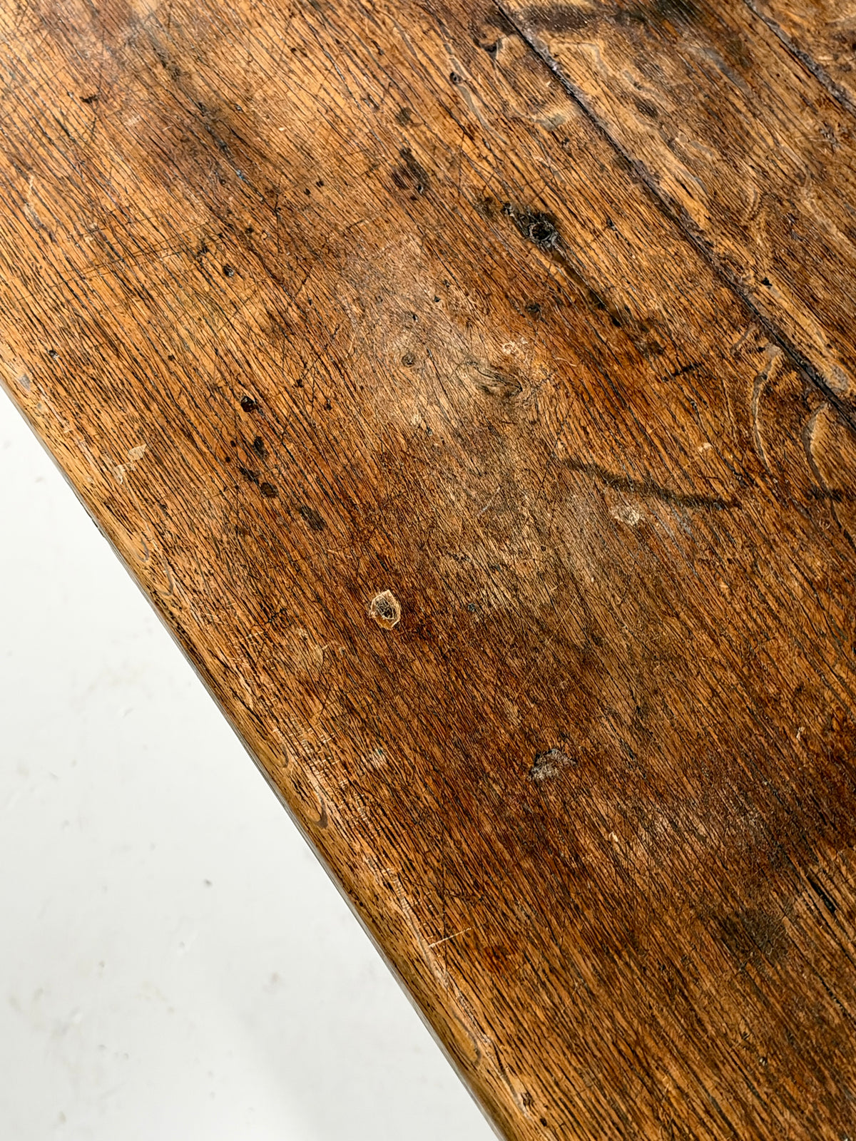 18th century oak refectory table