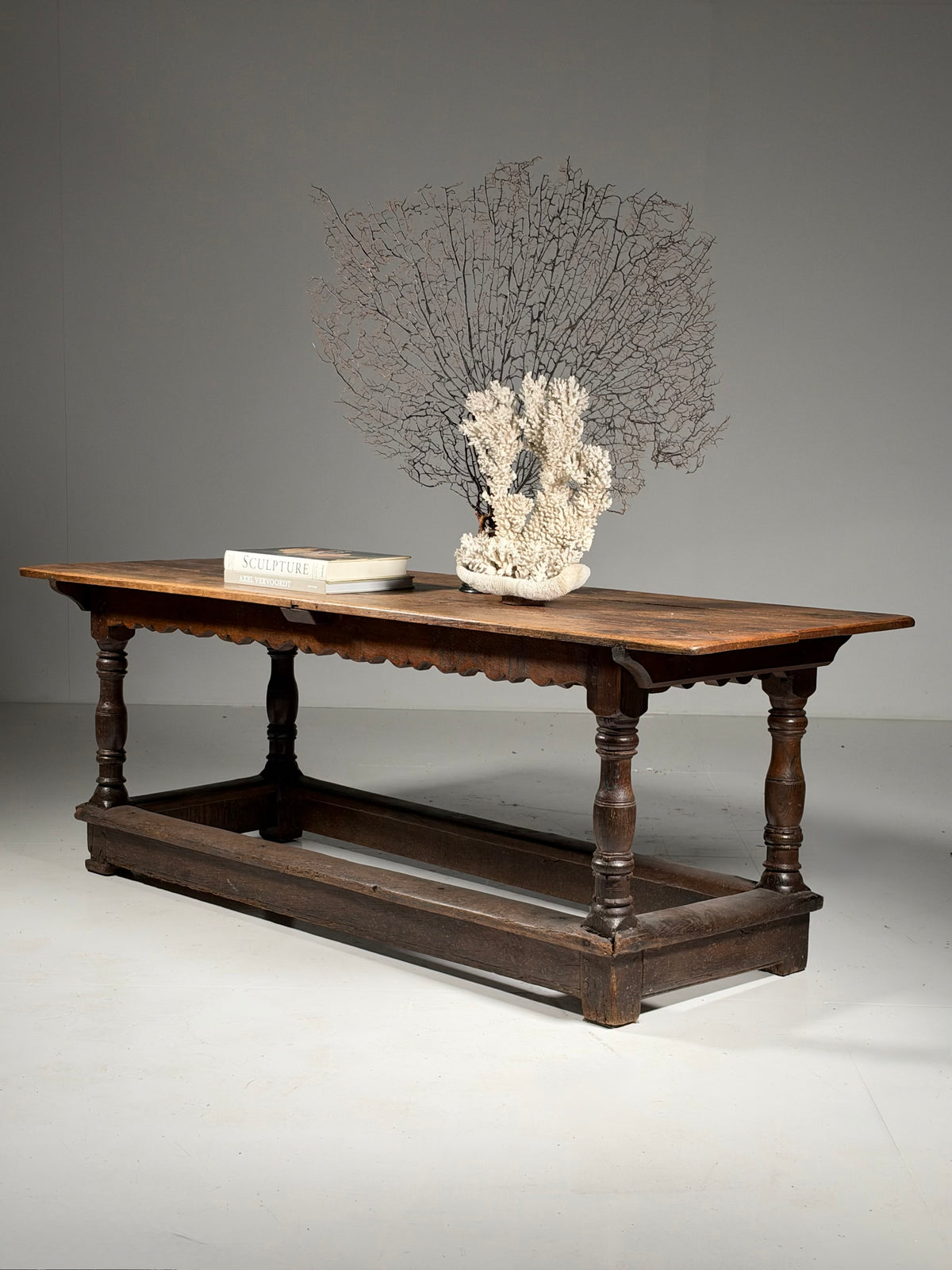 18th century oak refectory table