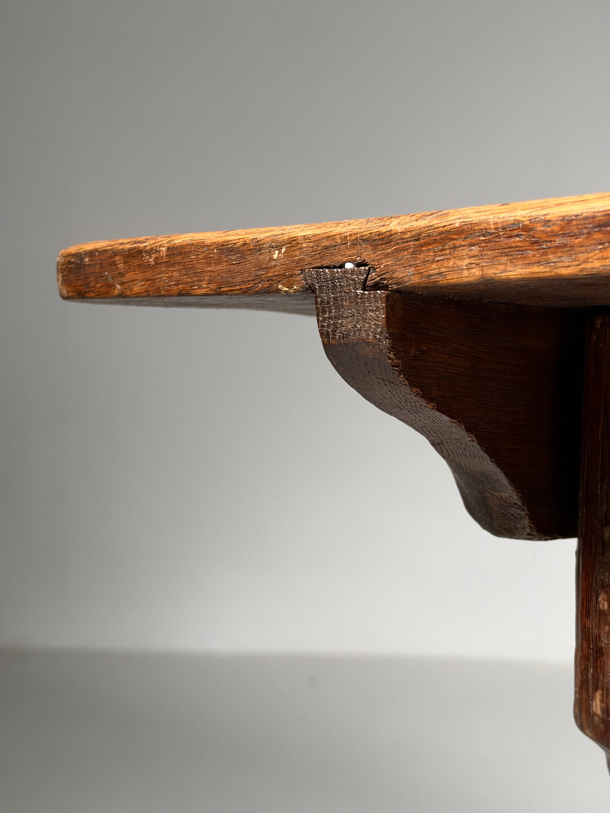 18th century oak refectory table