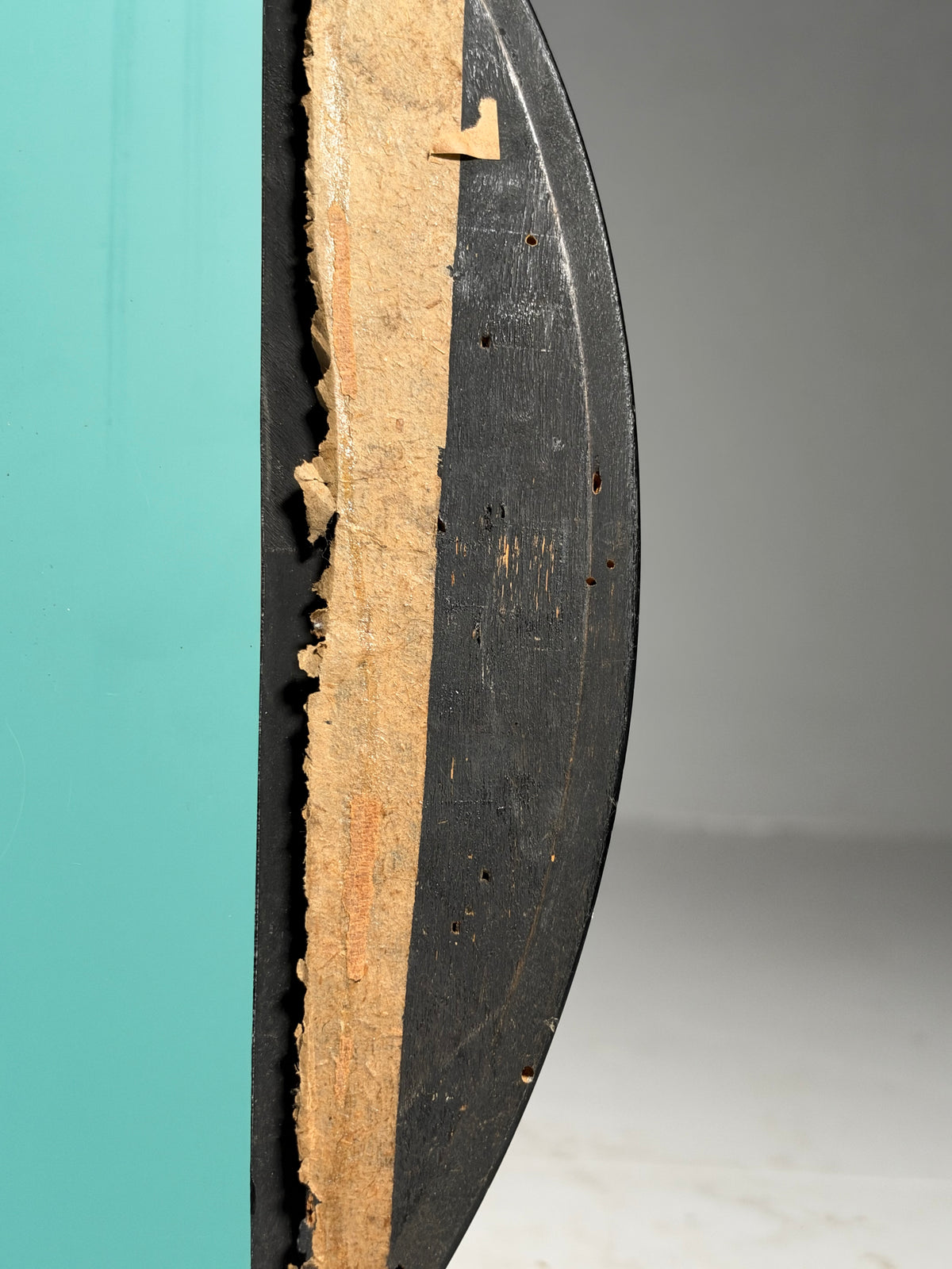 Pair of oval mirrors, 19th century