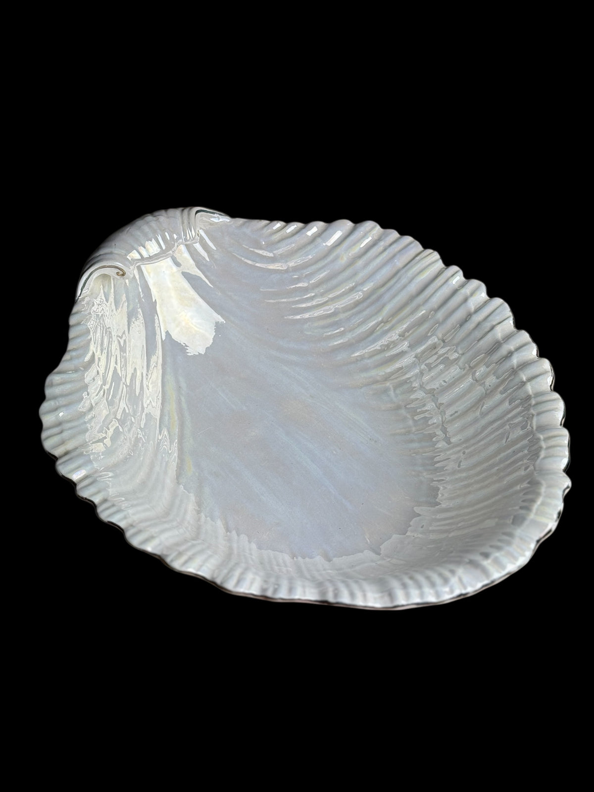 Large French Shell Shaped Dish, c. 1960, photo 4