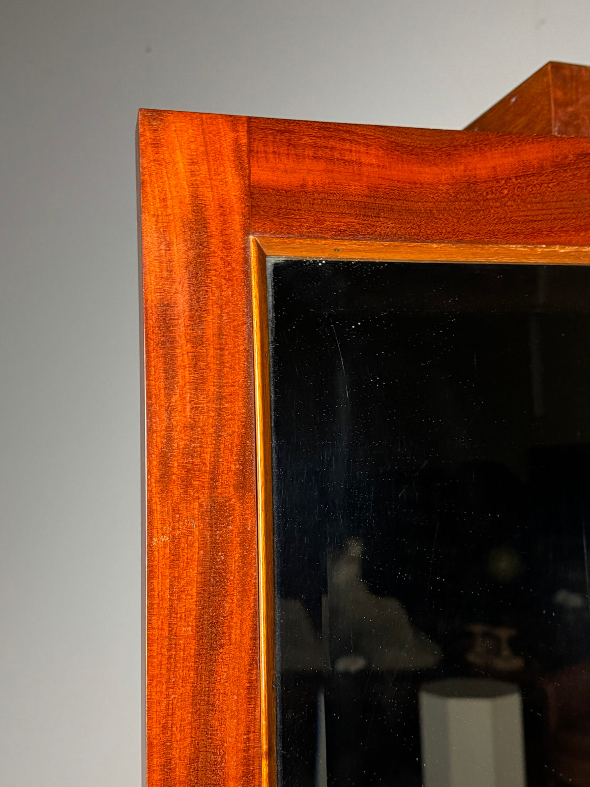 Art Deco Mahogany Gentleman's Wardrobe, Belgium, 1920 to 1940, photo 8