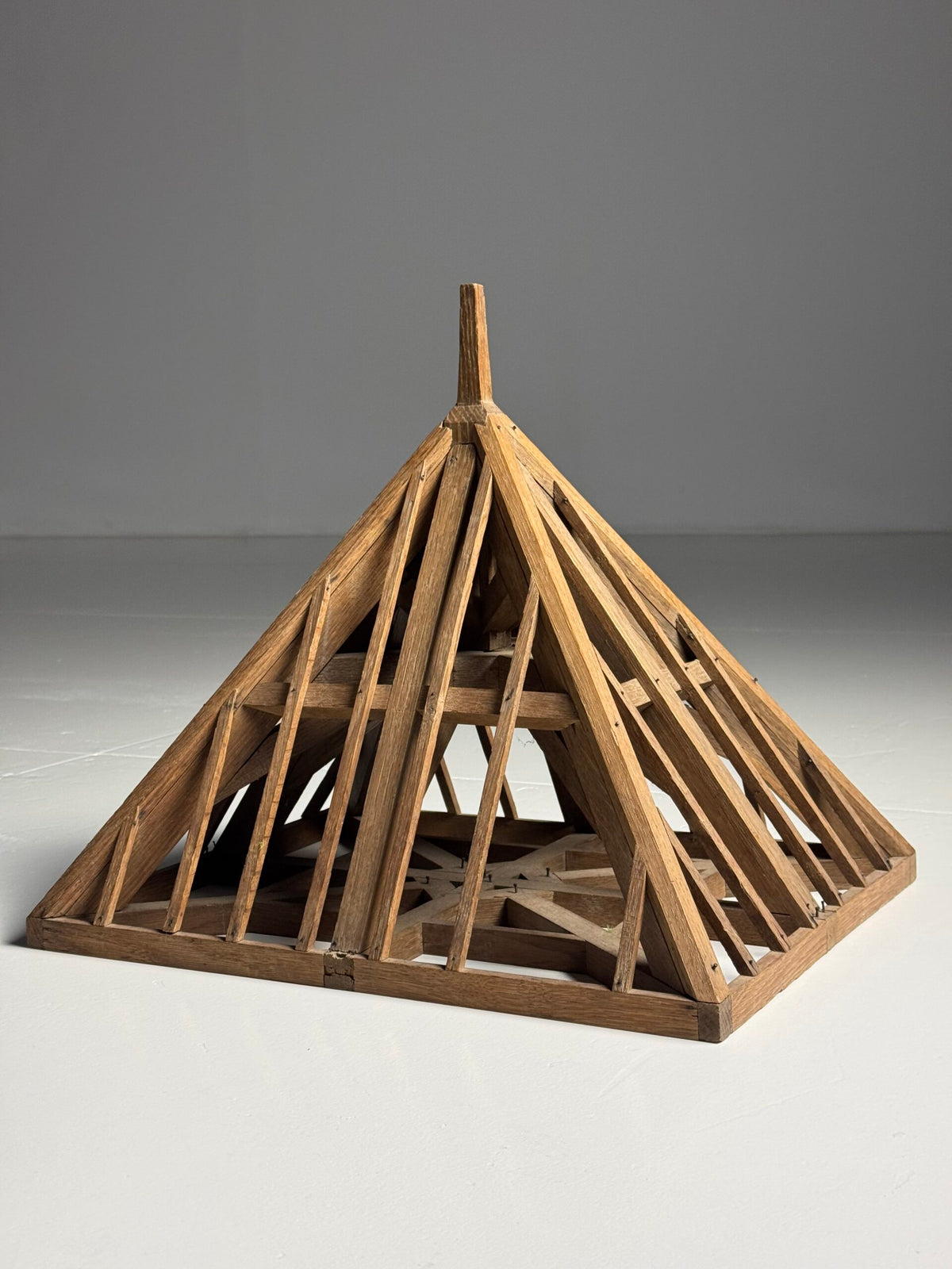 French Oak Piece de Maitrise Roof Model, 20th Century, photo 14