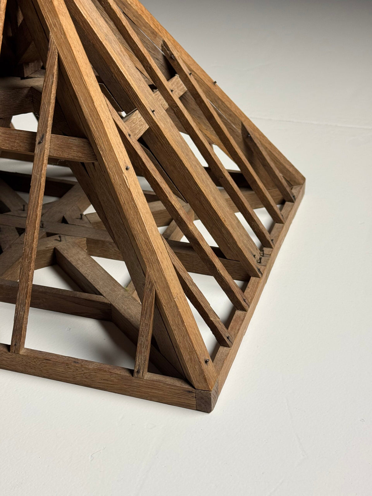 French Oak Piece de Maitrise Roof Model, 20th Century, photo 10