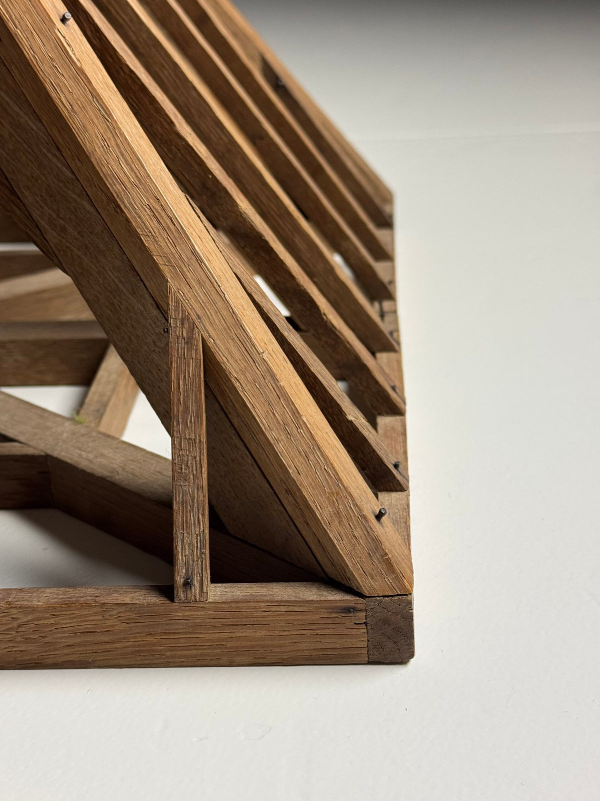 French Oak Piece de Maitrise Roof Model, 20th Century, photo 11