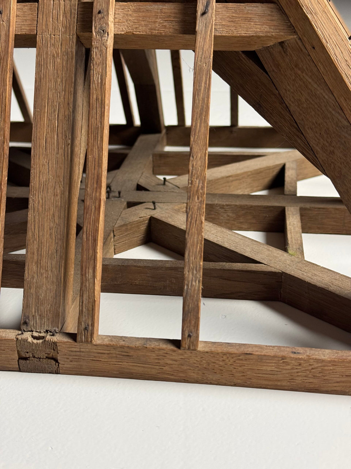 French Oak Piece de Maitrise Roof Model, 20th Century, photo 12