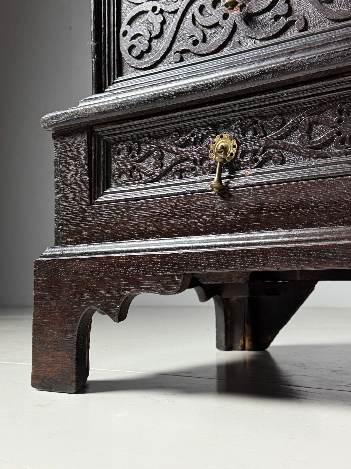 English Oak Chest on Stand, 19th Century, photo 15