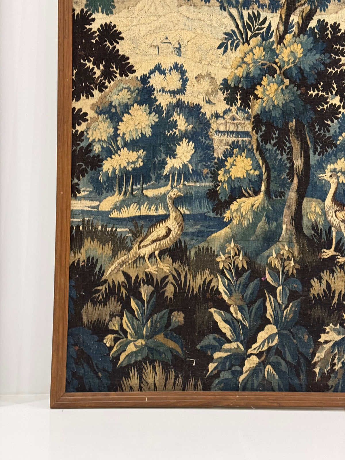Pair of Framed 18th Century Aubusson Tapestries, France, photo 21