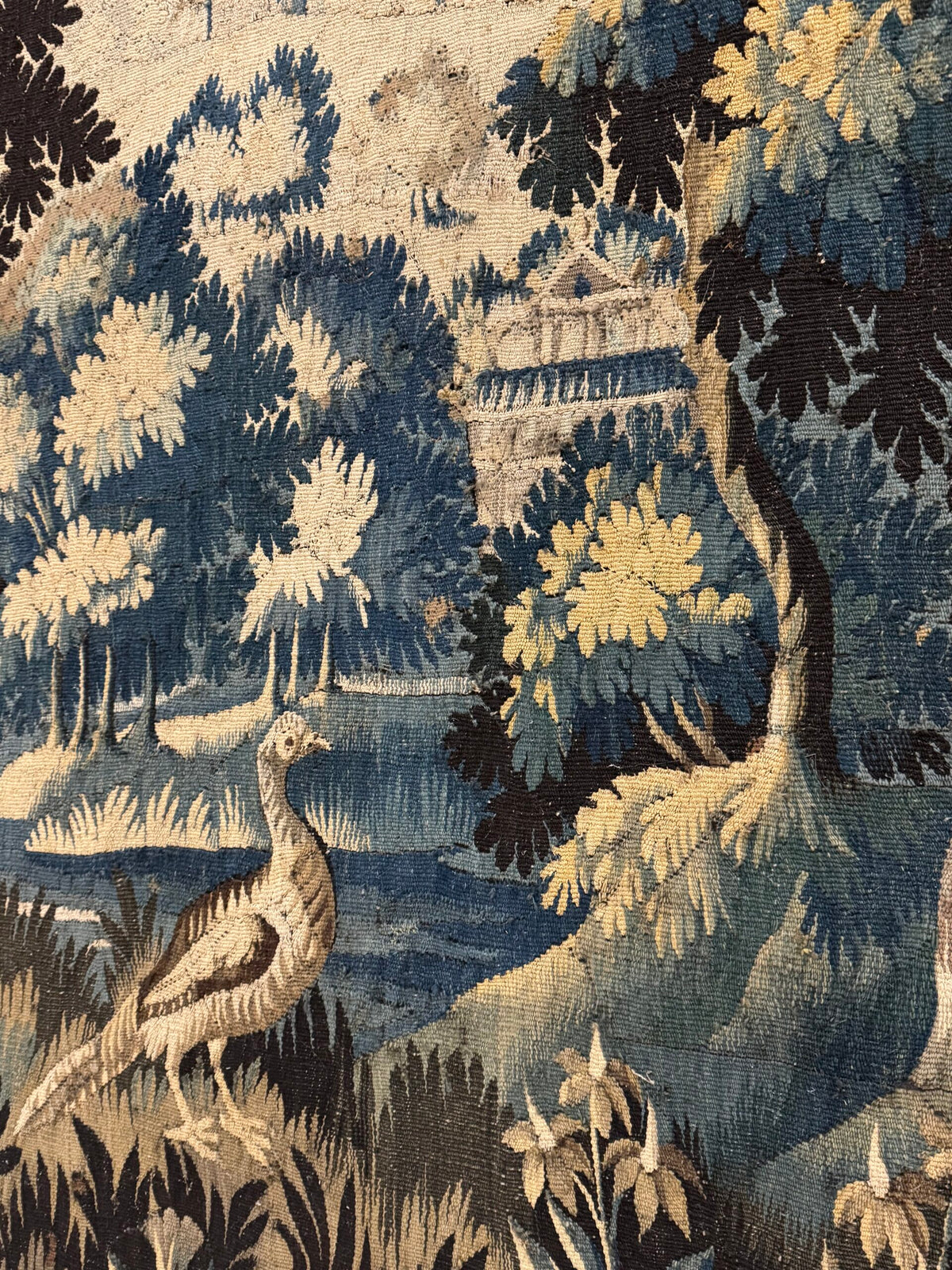 Pair of Framed 18th Century Aubusson Tapestries, France, photo 10