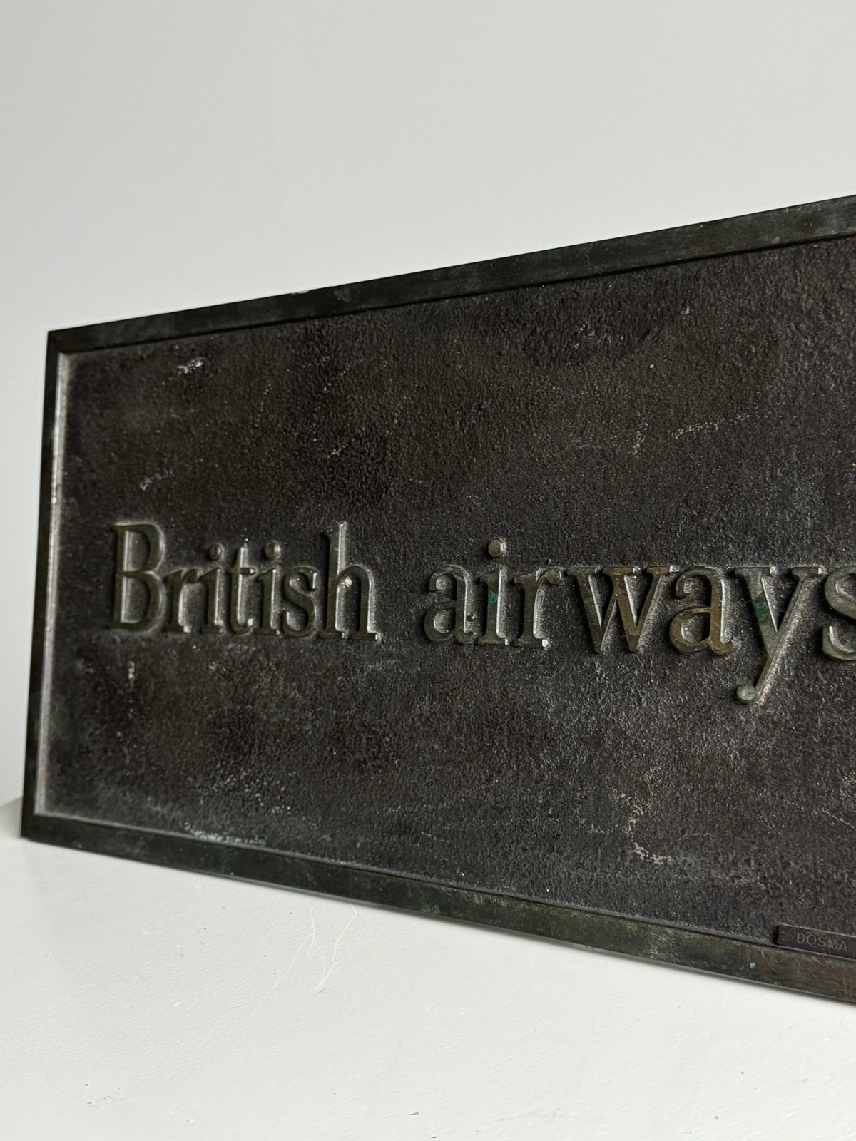 Bronze British Airways Plaque, c. 1974 to 1985, photo 13