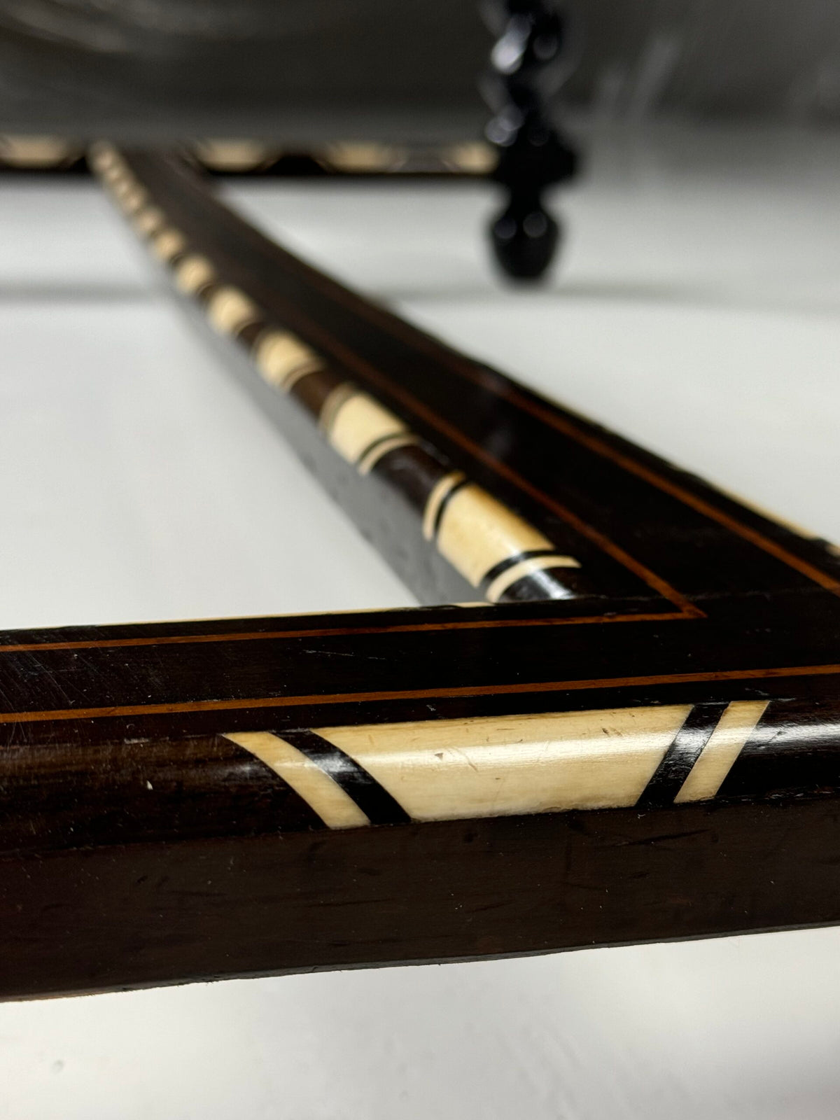 Dutch Marquetry Writing Table with Bone Inlay, 19th Century, photo 4