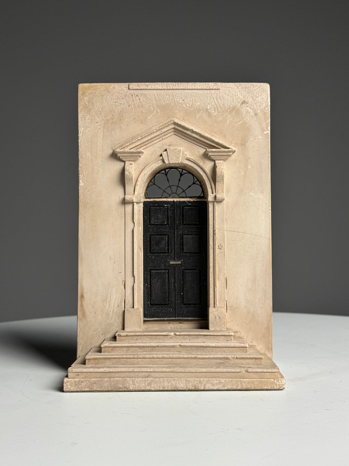 Architectural Scale Model of an Entrance with Doors and Stairs, photo 12
