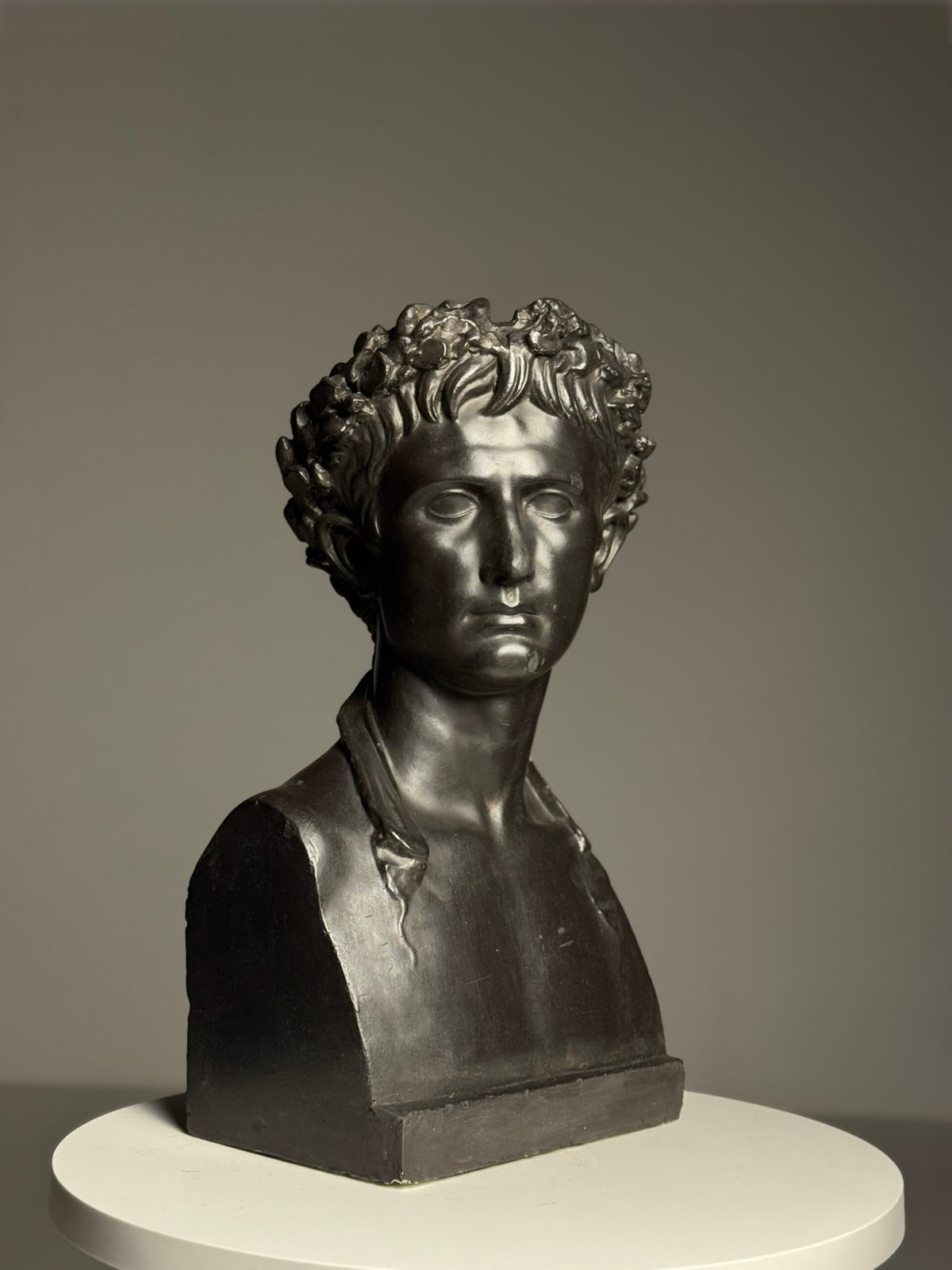 Life-size Plaster Bust of Emperor Augustus, c. 1890, photo 15