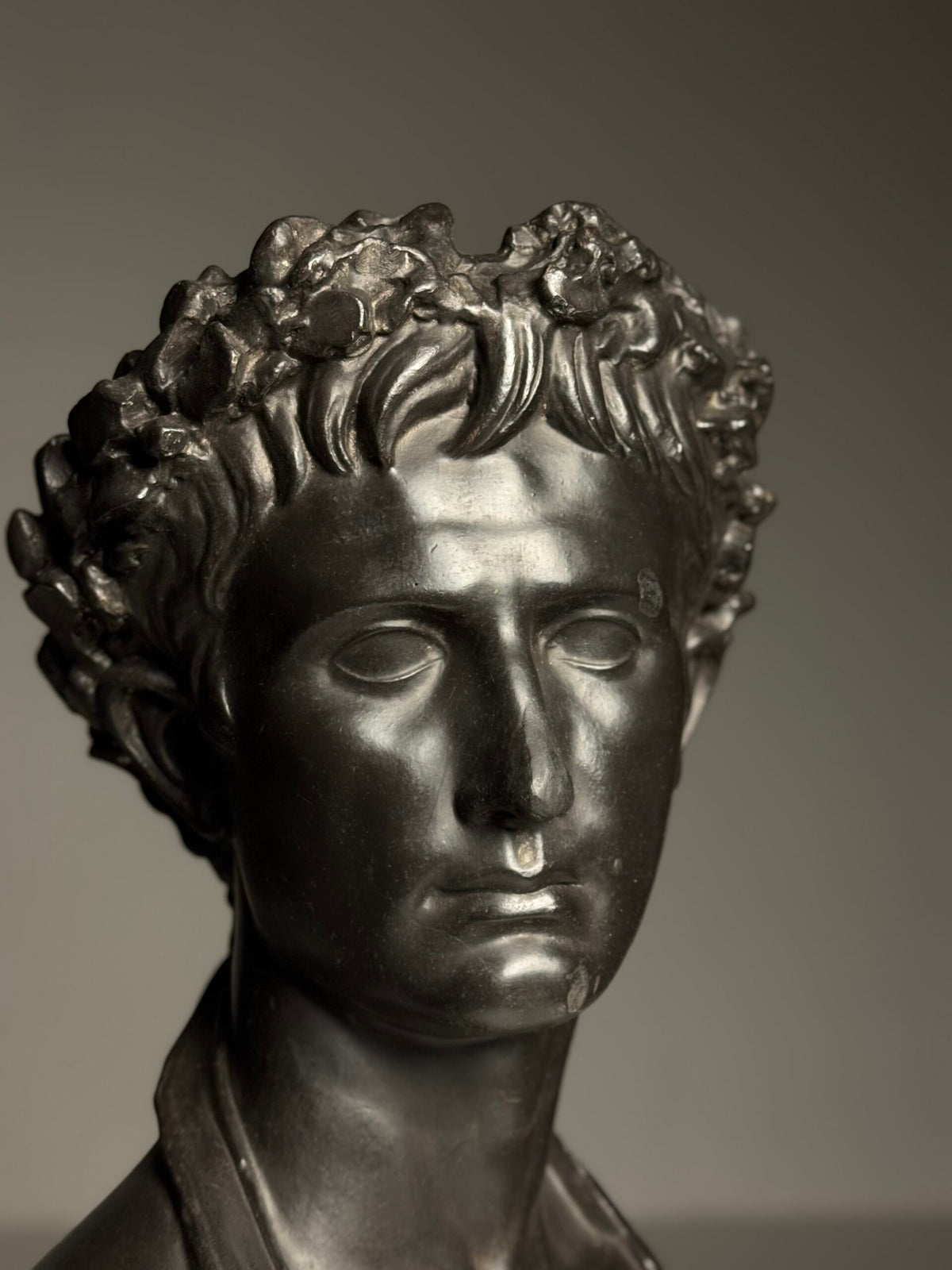 Life-size Plaster Bust of Emperor Augustus, c. 1890, photo 14