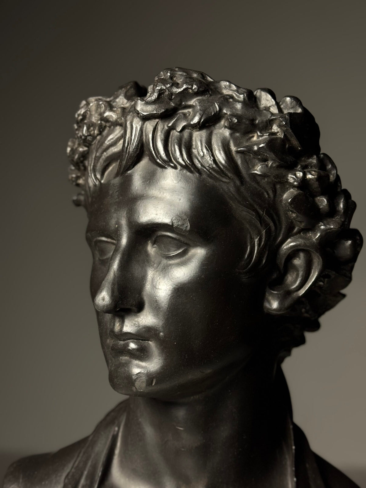 Life-size Plaster Bust of Emperor Augustus, c. 1890, photo 7