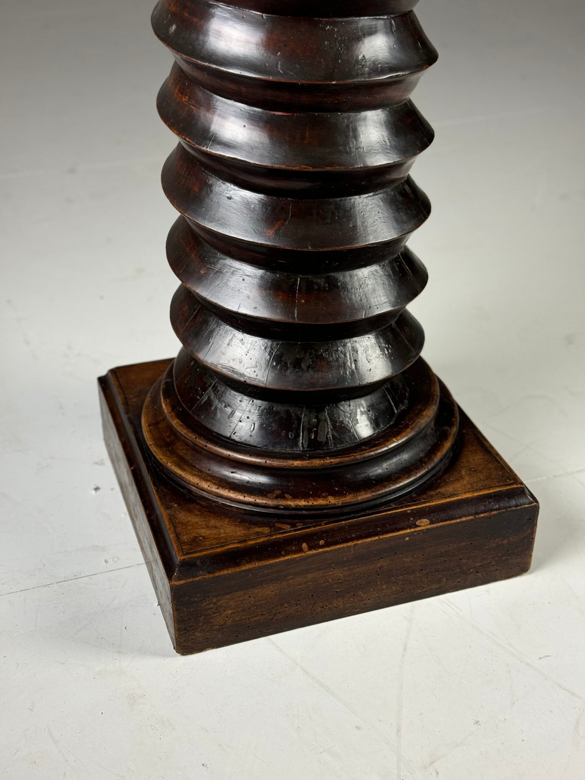 Large French Screw Column Pedestal, Early 20th Century, photo 3