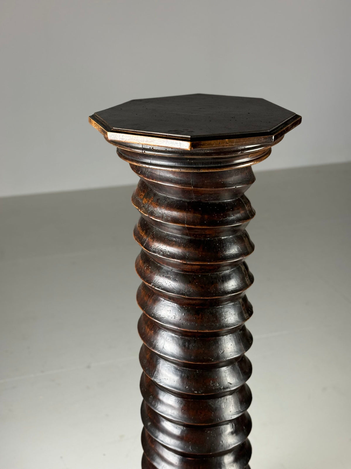Large French Screw Column Pedestal, Early 20th Century, photo 5