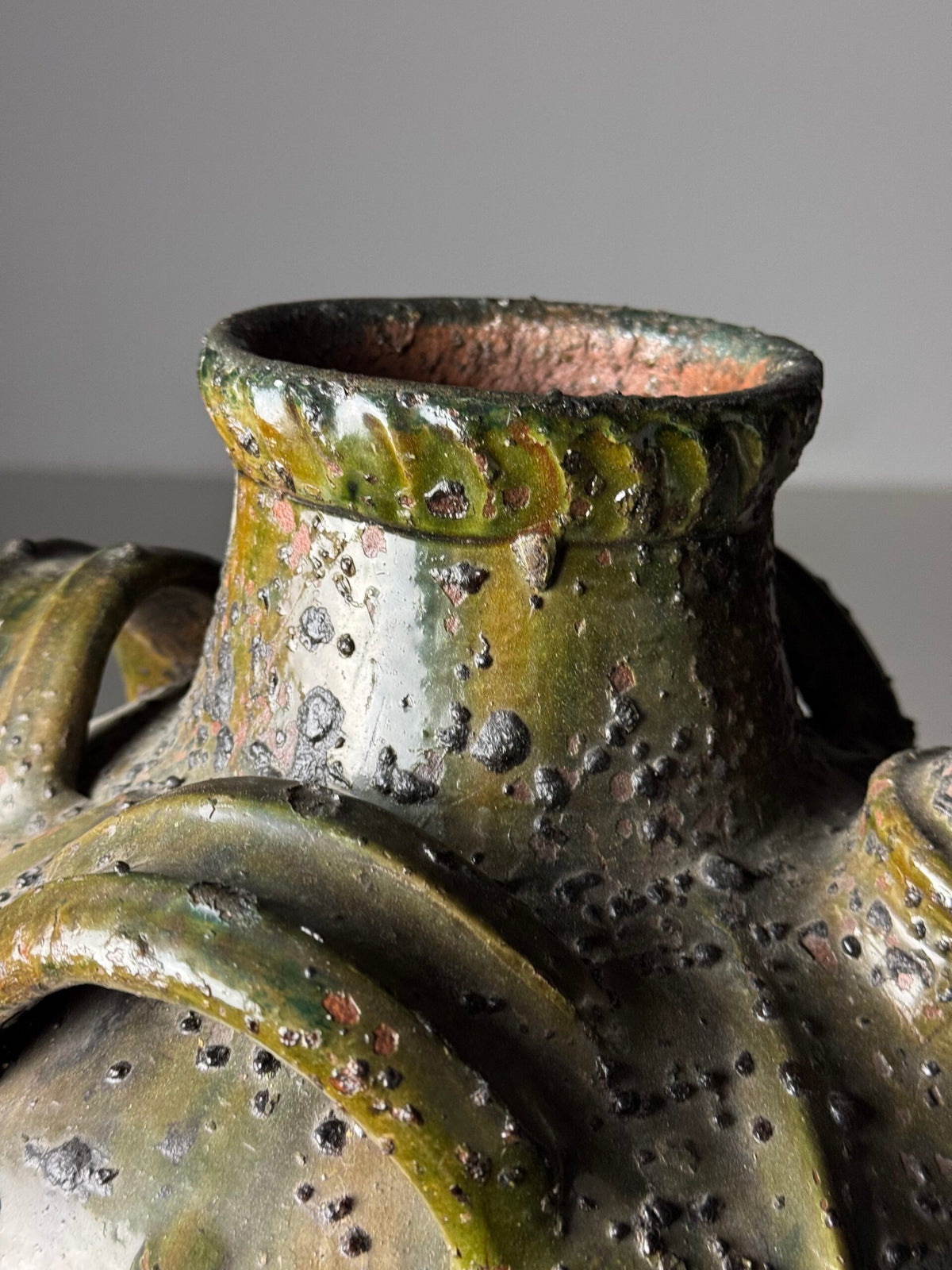 French 18th Century Green Glazed Jug, photo 13