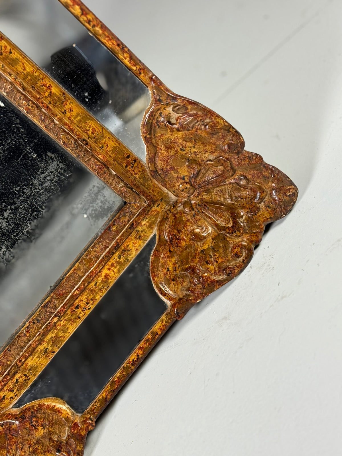 French Mirror with Inset Mirror Glass, Late 19th Century, photo 6