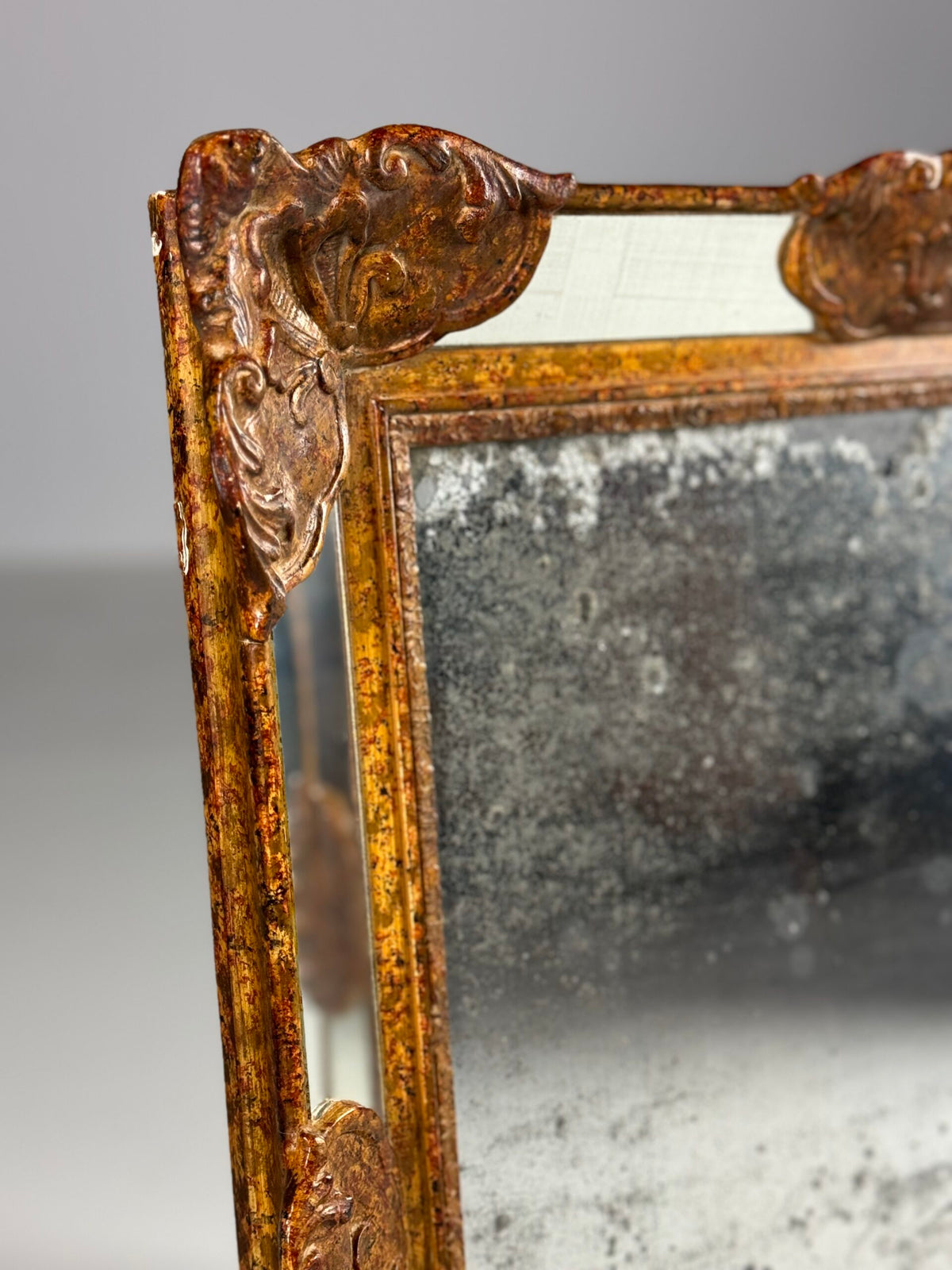 French Mirror with Inset Mirror Glass, Late 19th Century, photo 10
