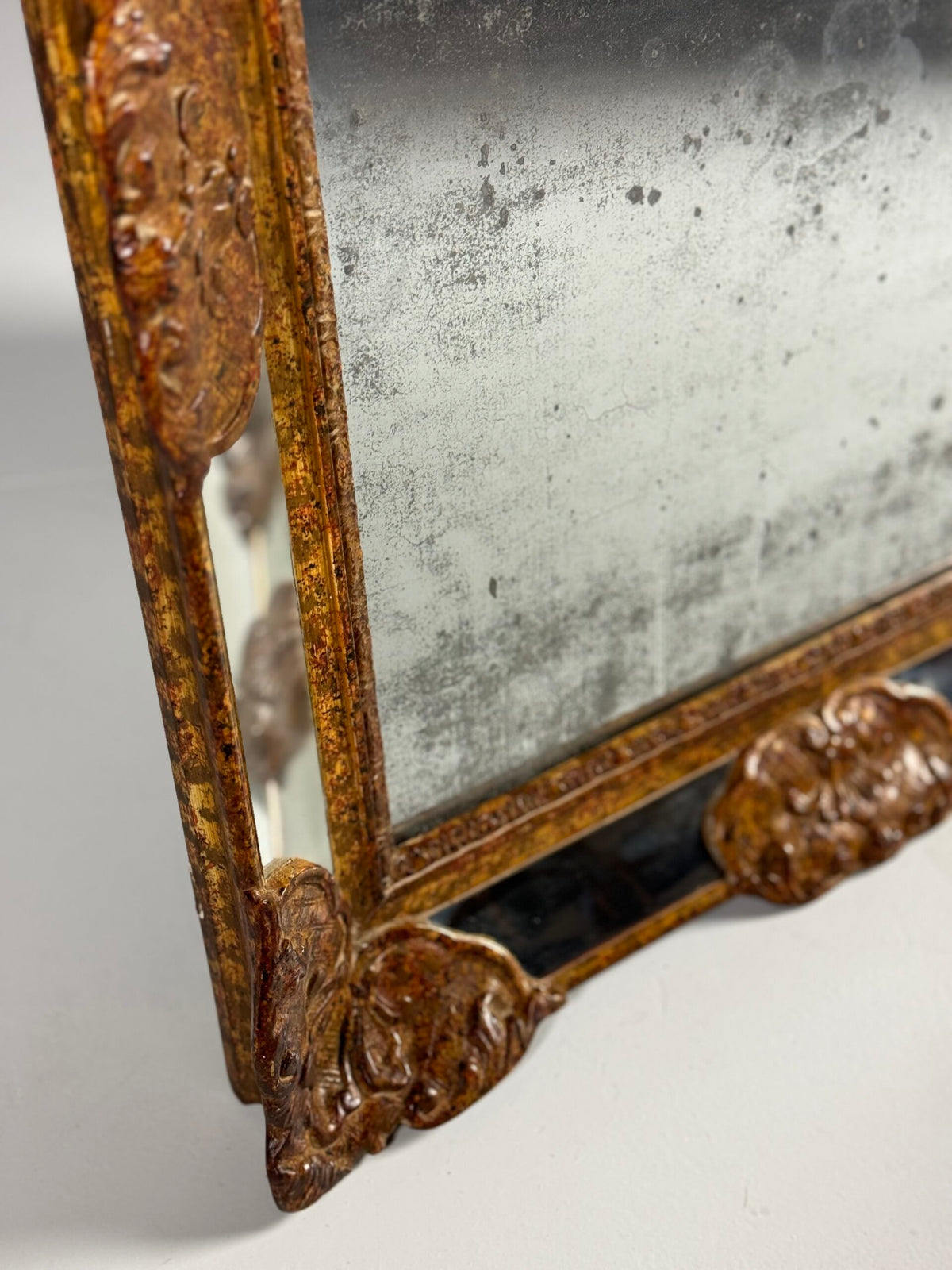 French Mirror with Inset Mirror Glass, Late 19th Century, photo 11