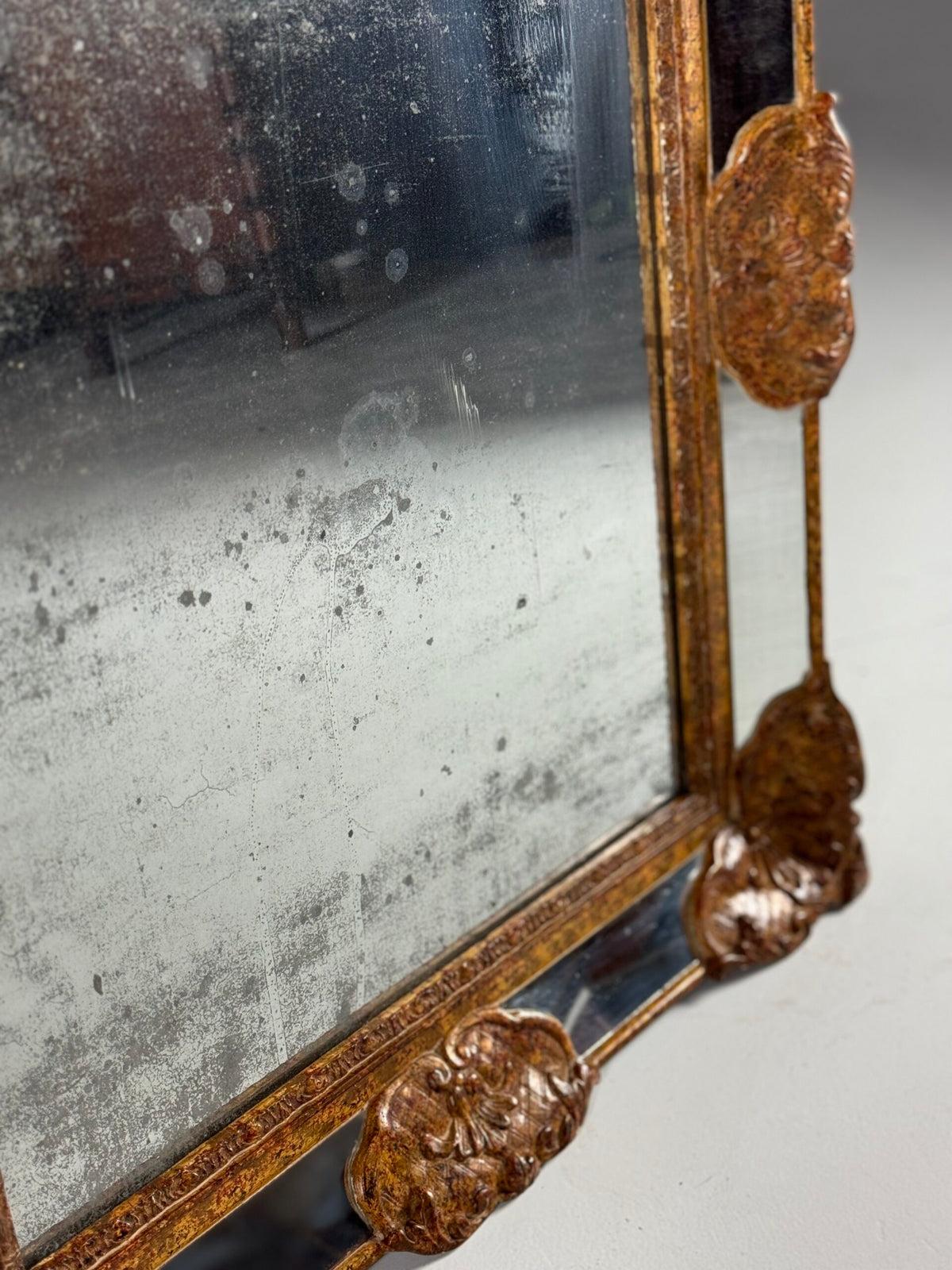French Mirror with Inset Mirror Glass, Late 19th Century, photo 13